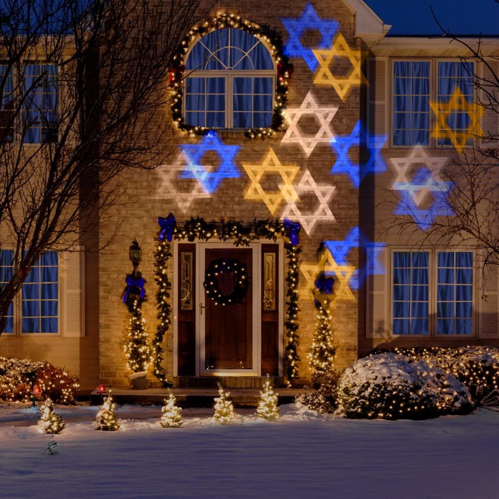 Silver Blue Hanukkah Decor Chanukah Decoration Blue Star of - Etsy