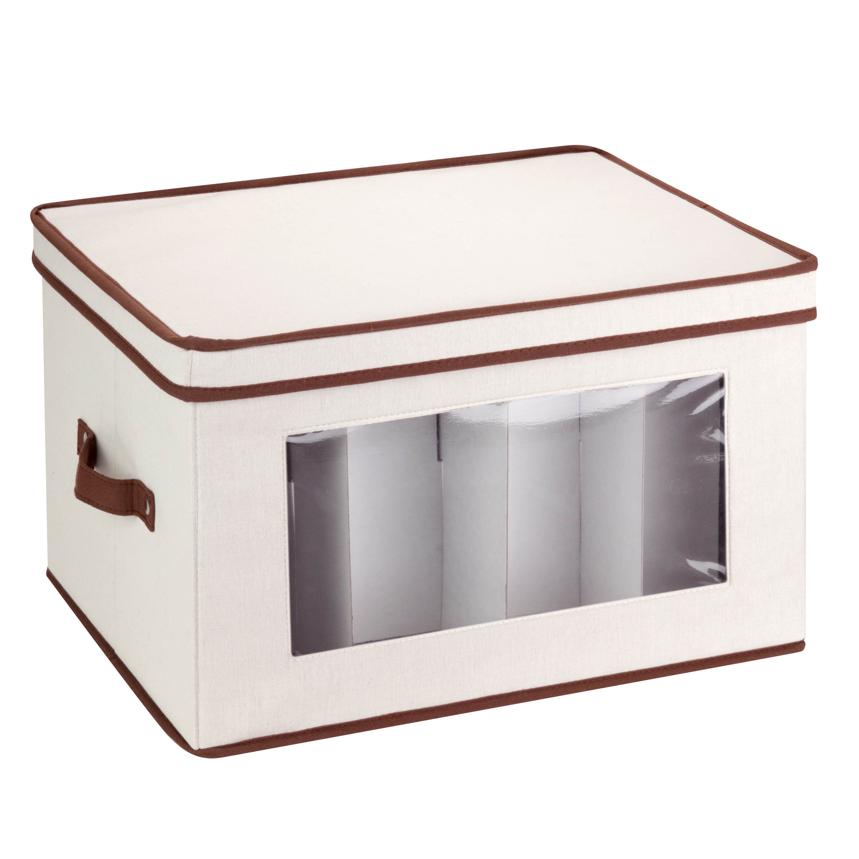 Honey-Can-Do SFT-09203 ( 14-in W x 8.5-in H x 18.5-in D ) Natural Polyester Basket