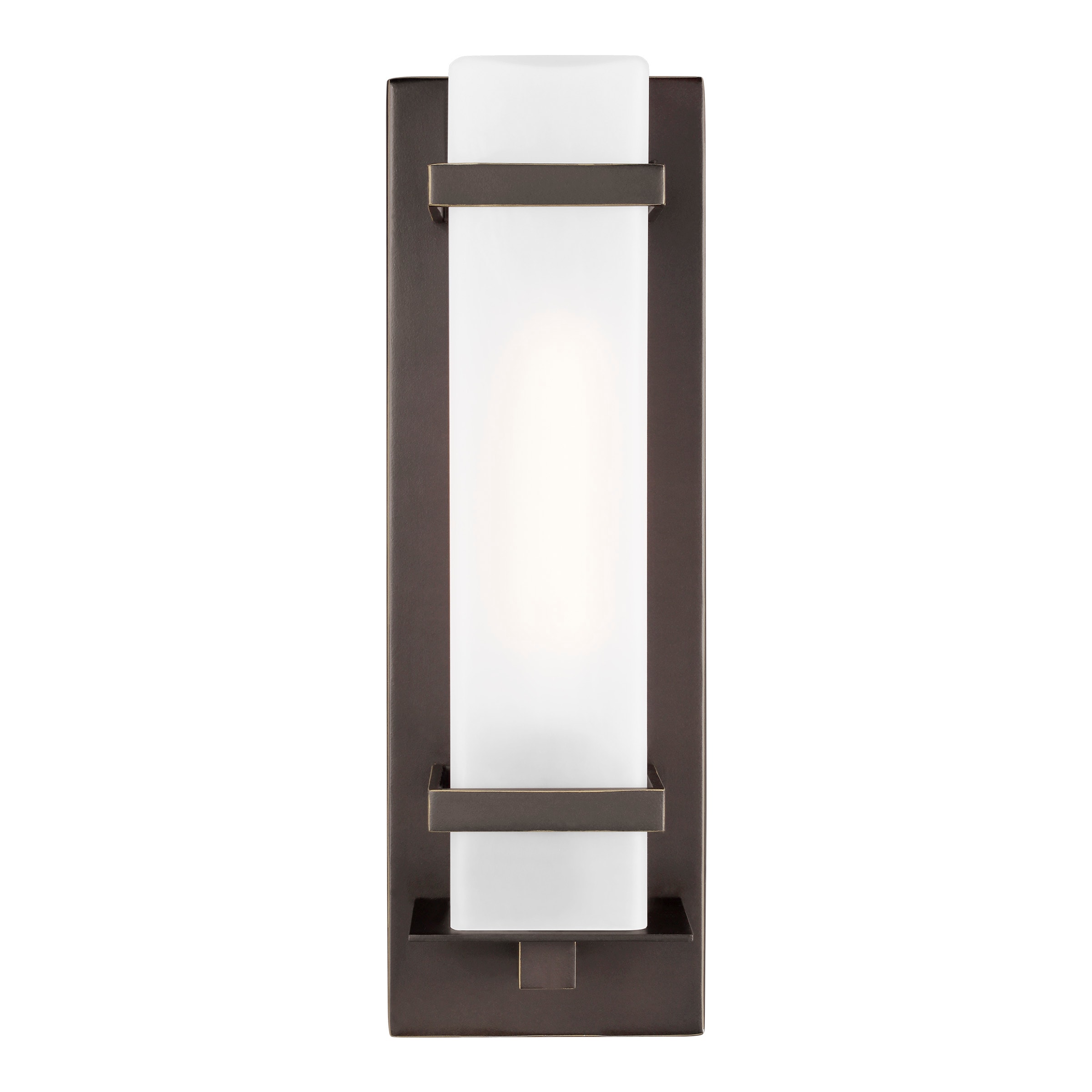 Generation Lighting 8520701-71 Alban 1 -Light 14-in H Antique Bronze Hardwired Outdoor Wall Light
