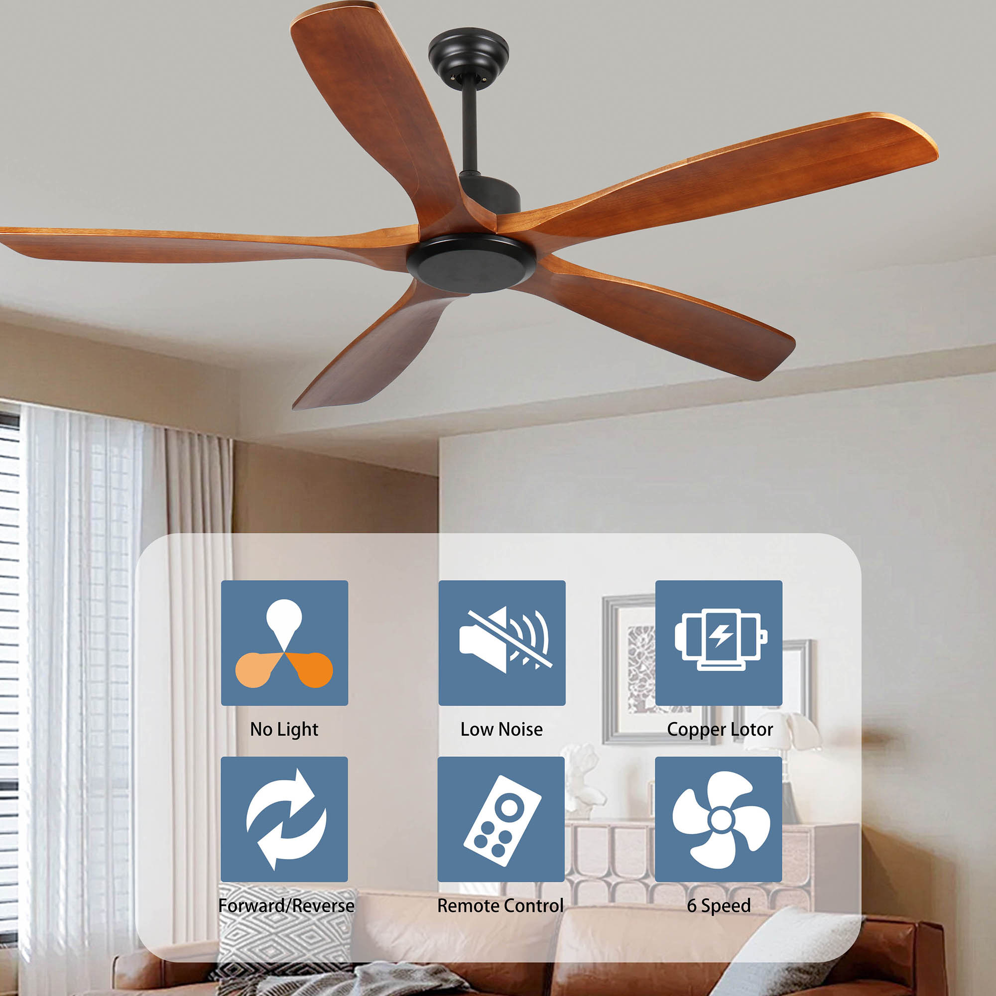 Bybafun YA8200045 Ceiling-Fans - View #4