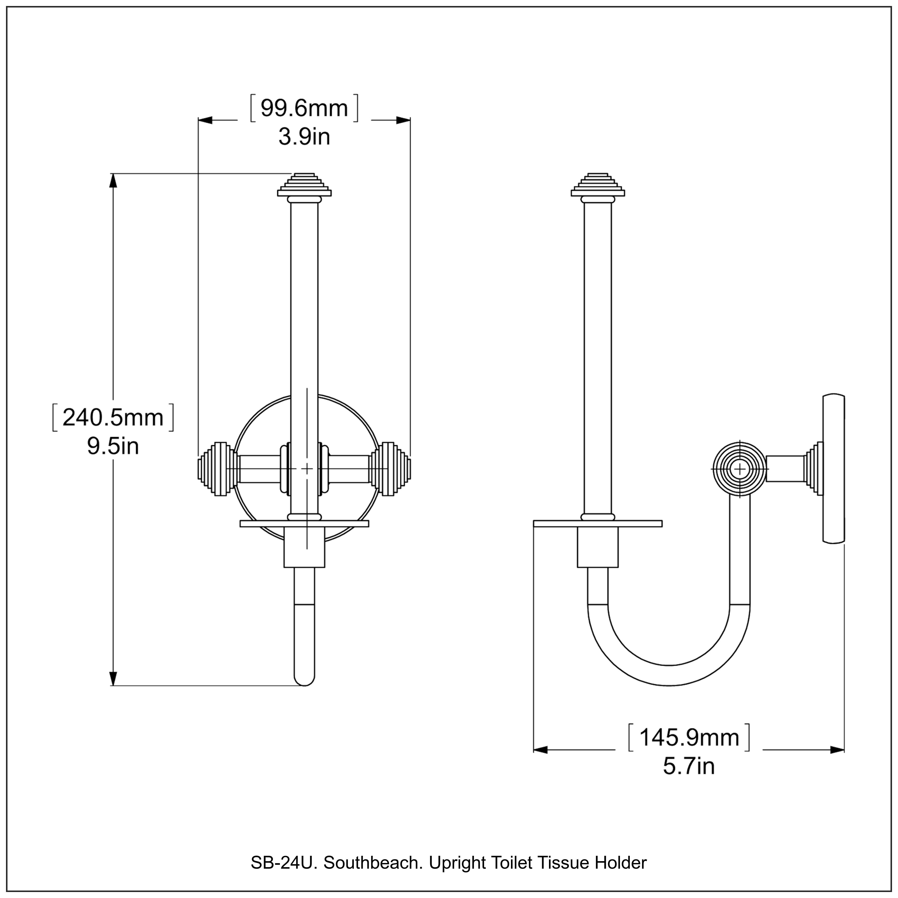 Allied Brass SB-24U-SN d060360 - View #3