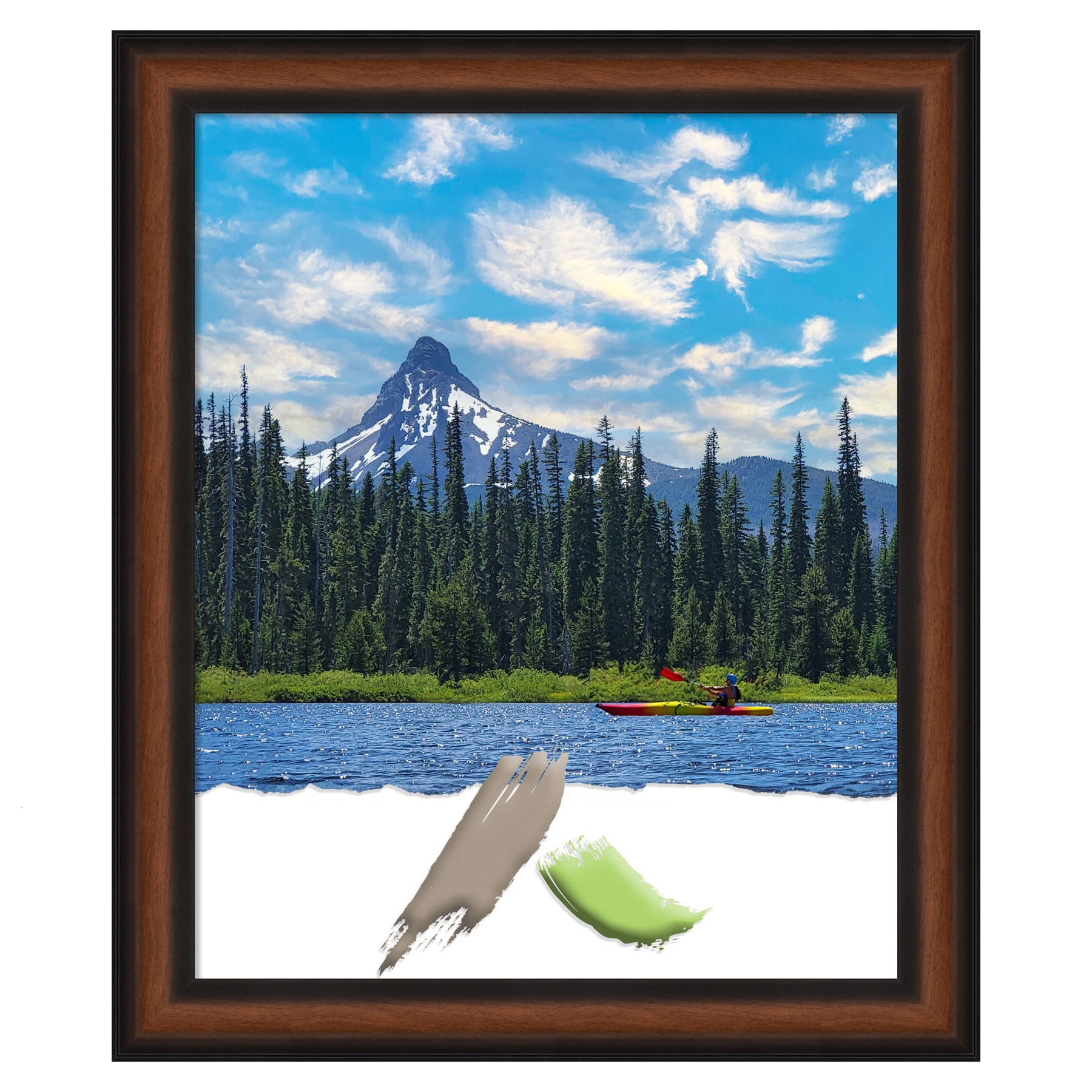 Yale Walnut 18x22 Classic Picture Frame