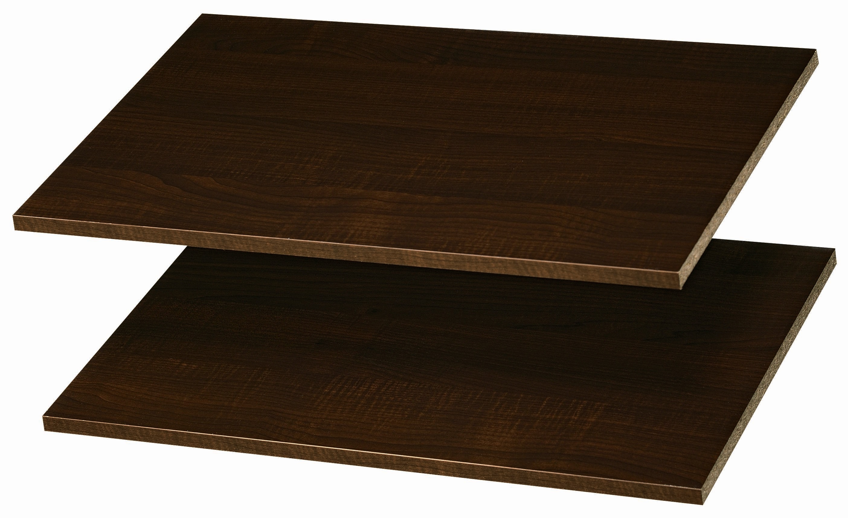 Easy Track RS1423-T 24-in W x 14-in D Truffle Solid Shelving Wood Closet Shelf (2 Shelves)