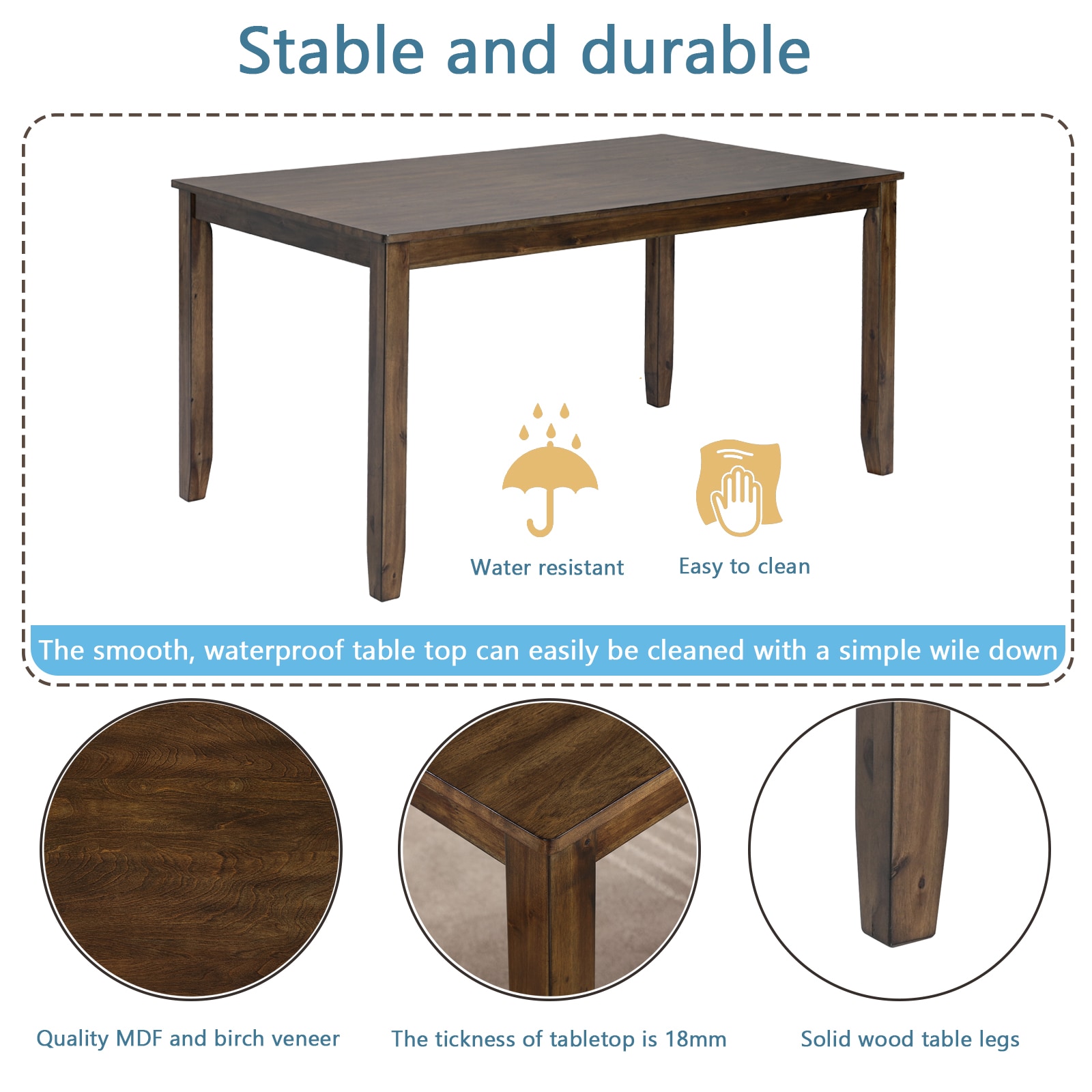 Siavonce XH00017 Dining-Sets - View #4