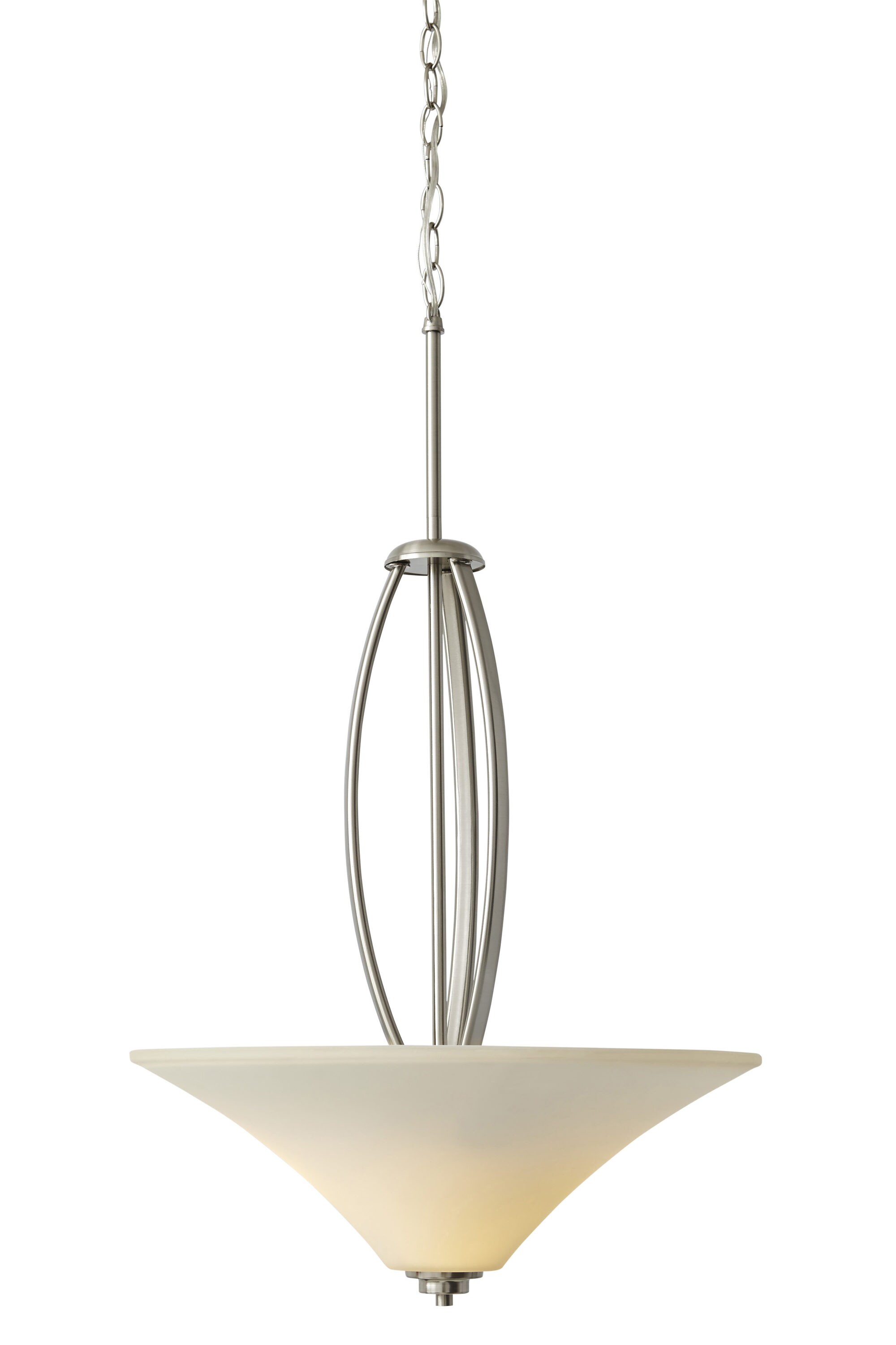 Progress Lighting Joy 3-Light Brushed Nickel Transitional Chandelier