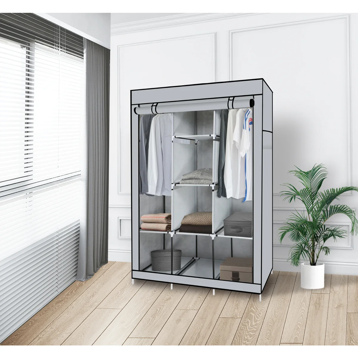 J&V TEXTILES 675-GR Garment-Racks - View #9