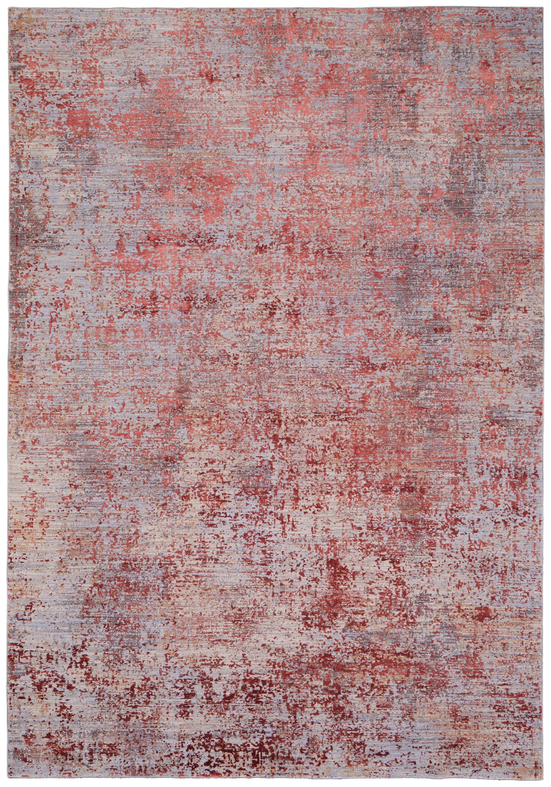 Room Envy PRYR39NGREDMLTH98 10 x 14 (ft) Loomed Polyester Red/Gray/Blue Rectangular Indoor Area rug