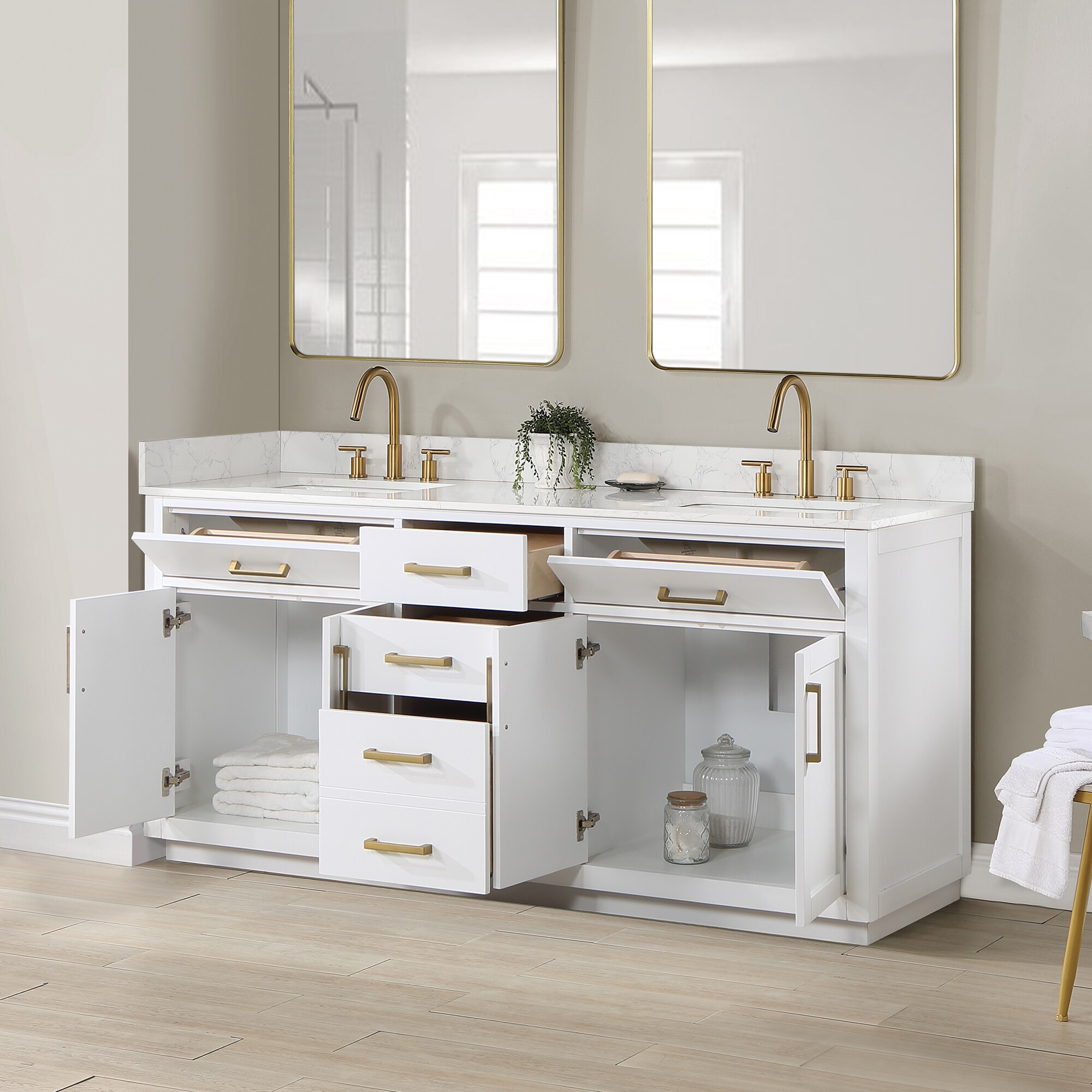 Altair 557072-WH-GW-NM Bath-Vanity-Combo - View #3