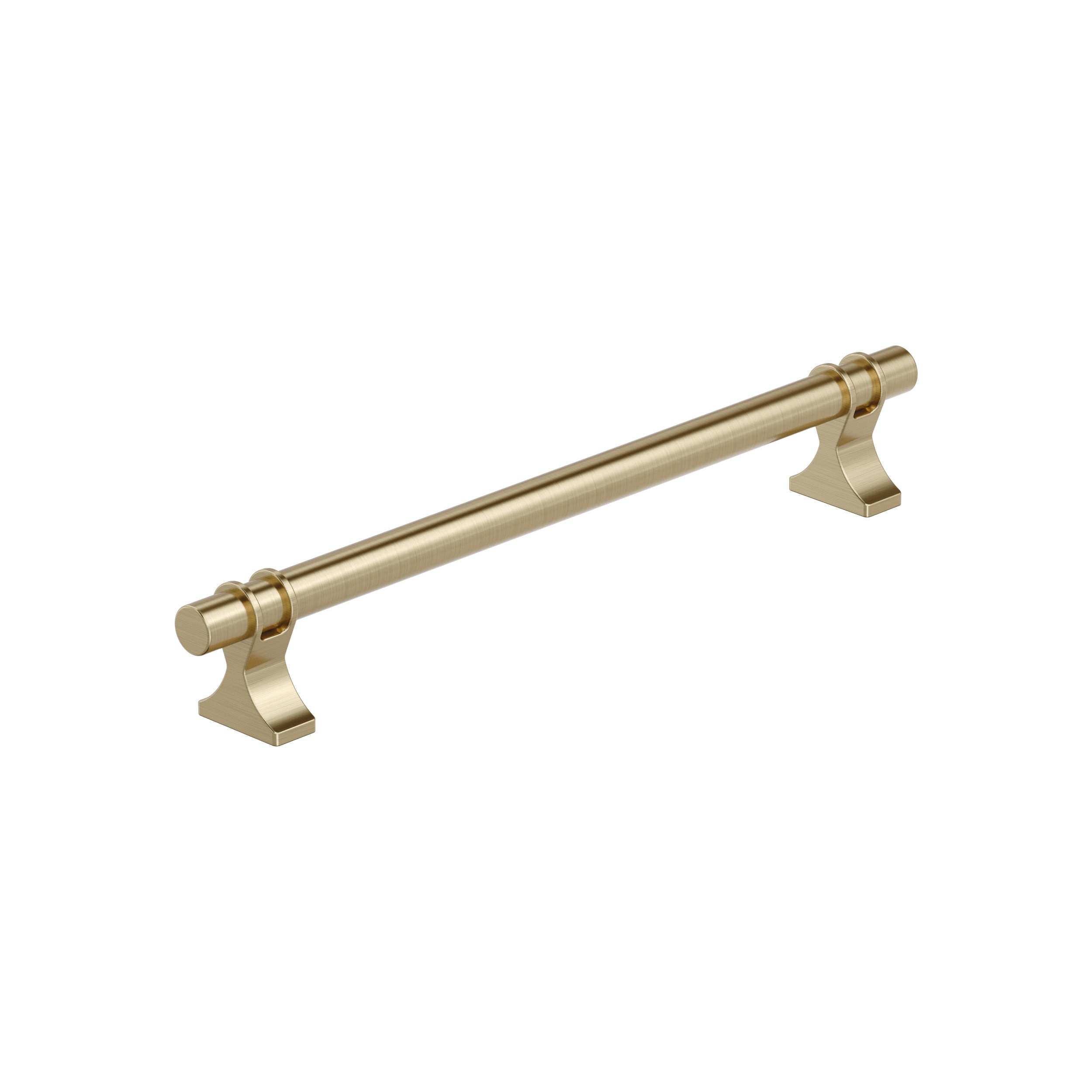 Amerock BP36618BBZ Davenport 7-9/16-in , 192mm Center to Center Golden Champagne Cylindrical Bar