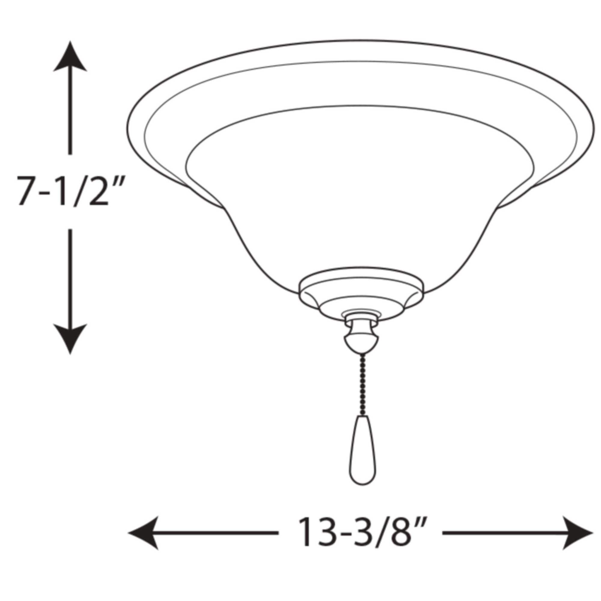 Progress Lighting P2628-01WB Ceiling-Fan-Blade-Arms - View #5