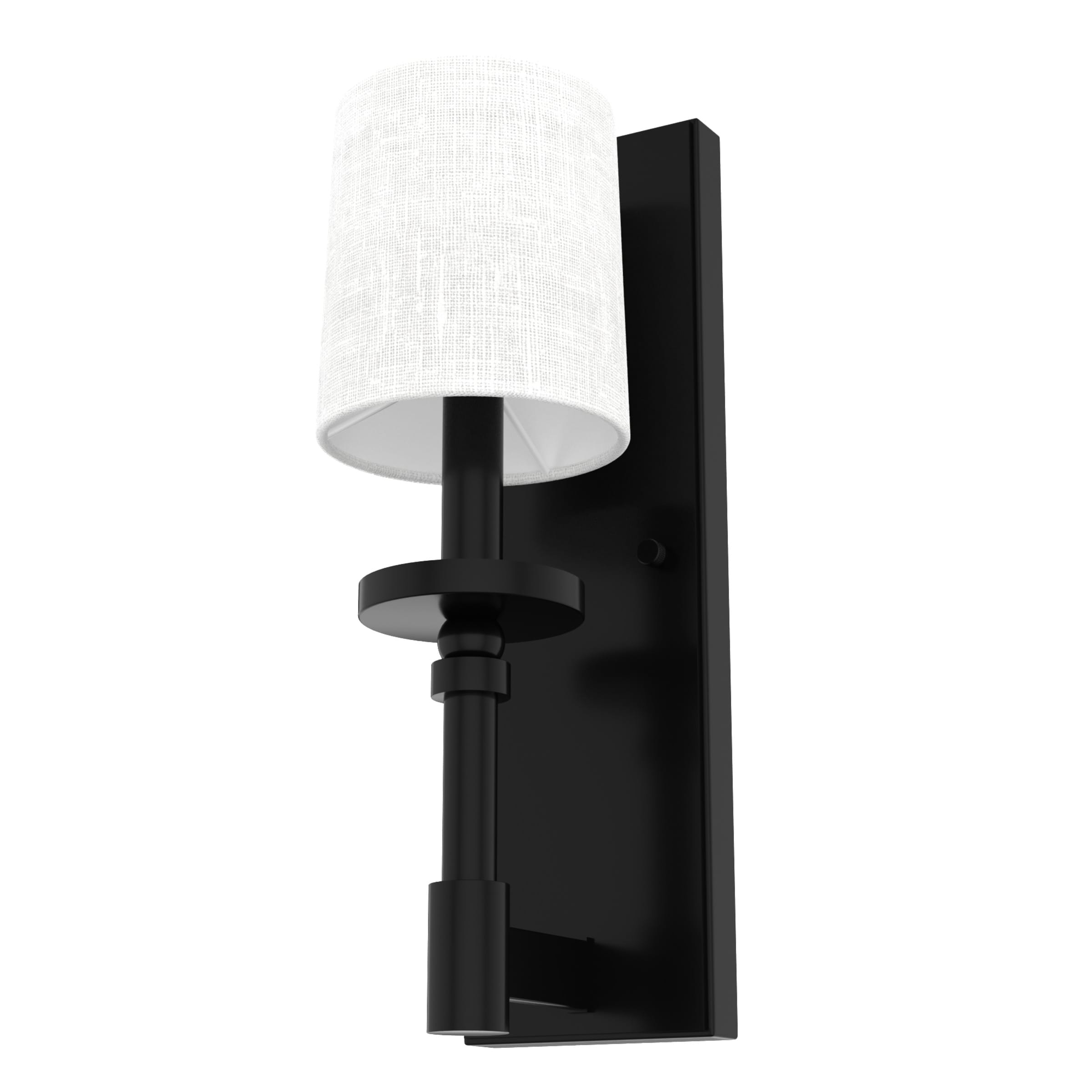 Hunter 19692 Briargrove 4.5-in W 1 -Light Matte Black Wall Sconce