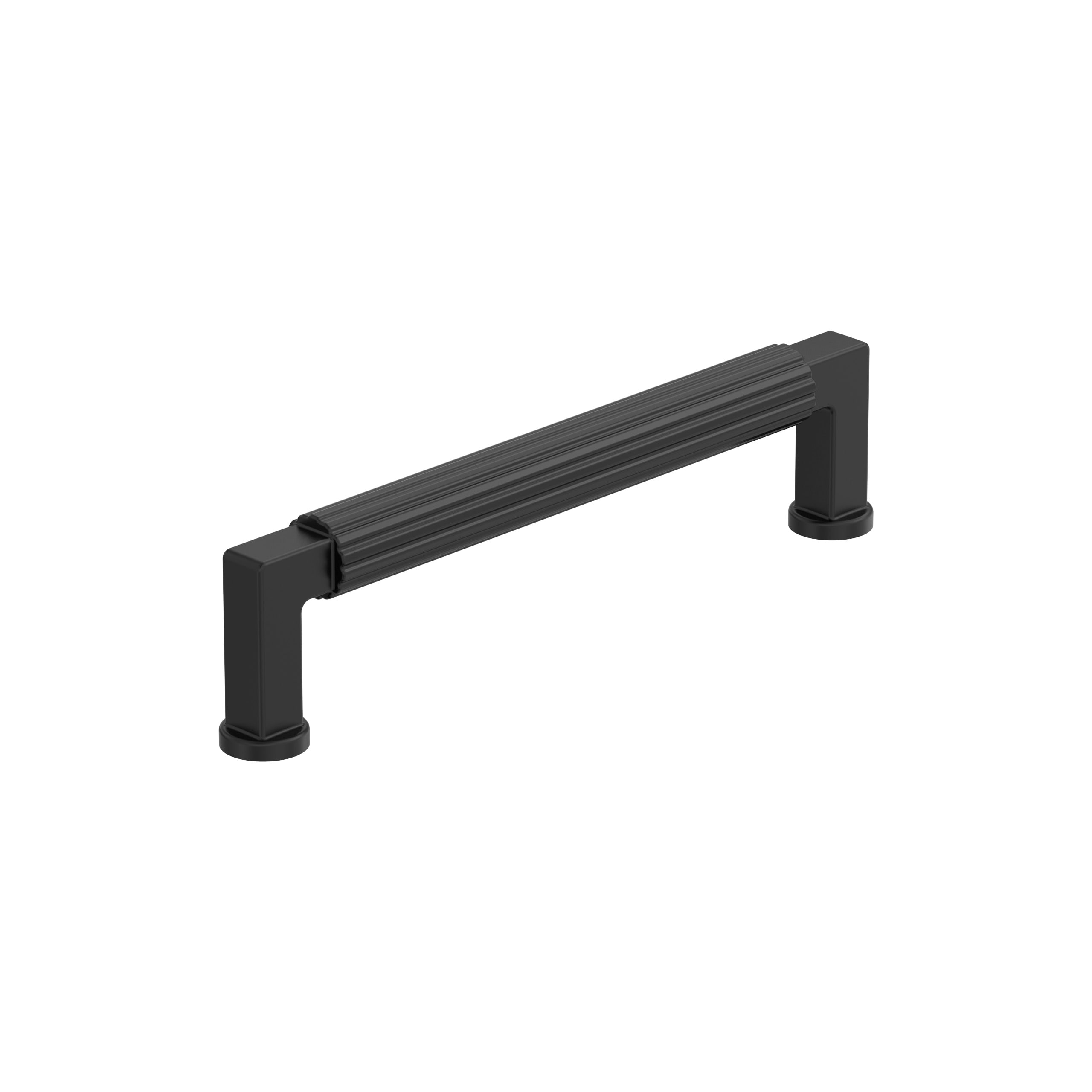 Amerock BP37644MB Ballard 5-1/16-in , 128mm Center to Center Matte Black Cylindrical Bar Drawer Pull