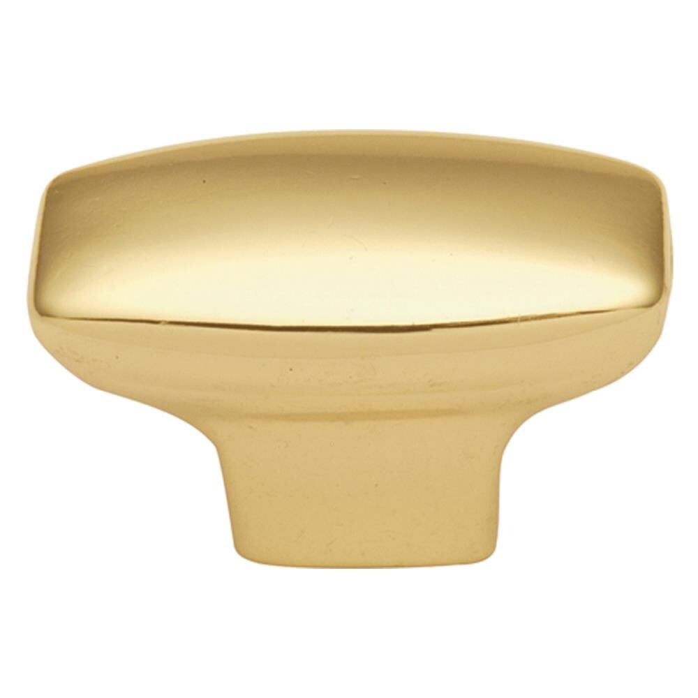 Hickory Hardware P208-UB Williamsburg Ultra Brass Oval Transitional Cabinet Knob