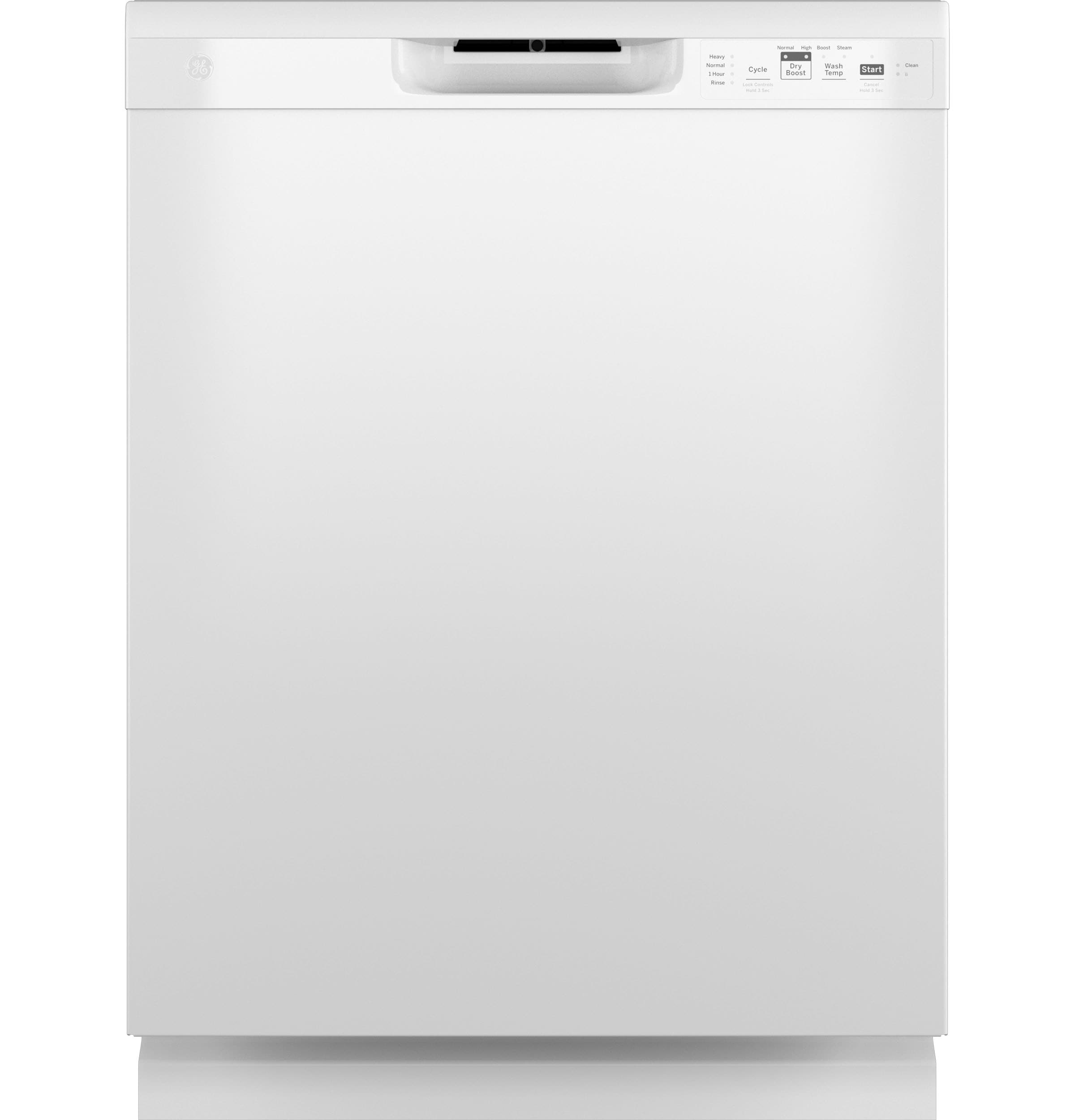 GE Dry Boost Front Control 24-in Built-In Dishwasher (White) ENERGY STAR,  54-dBA in the Built-In Dishwashers department at