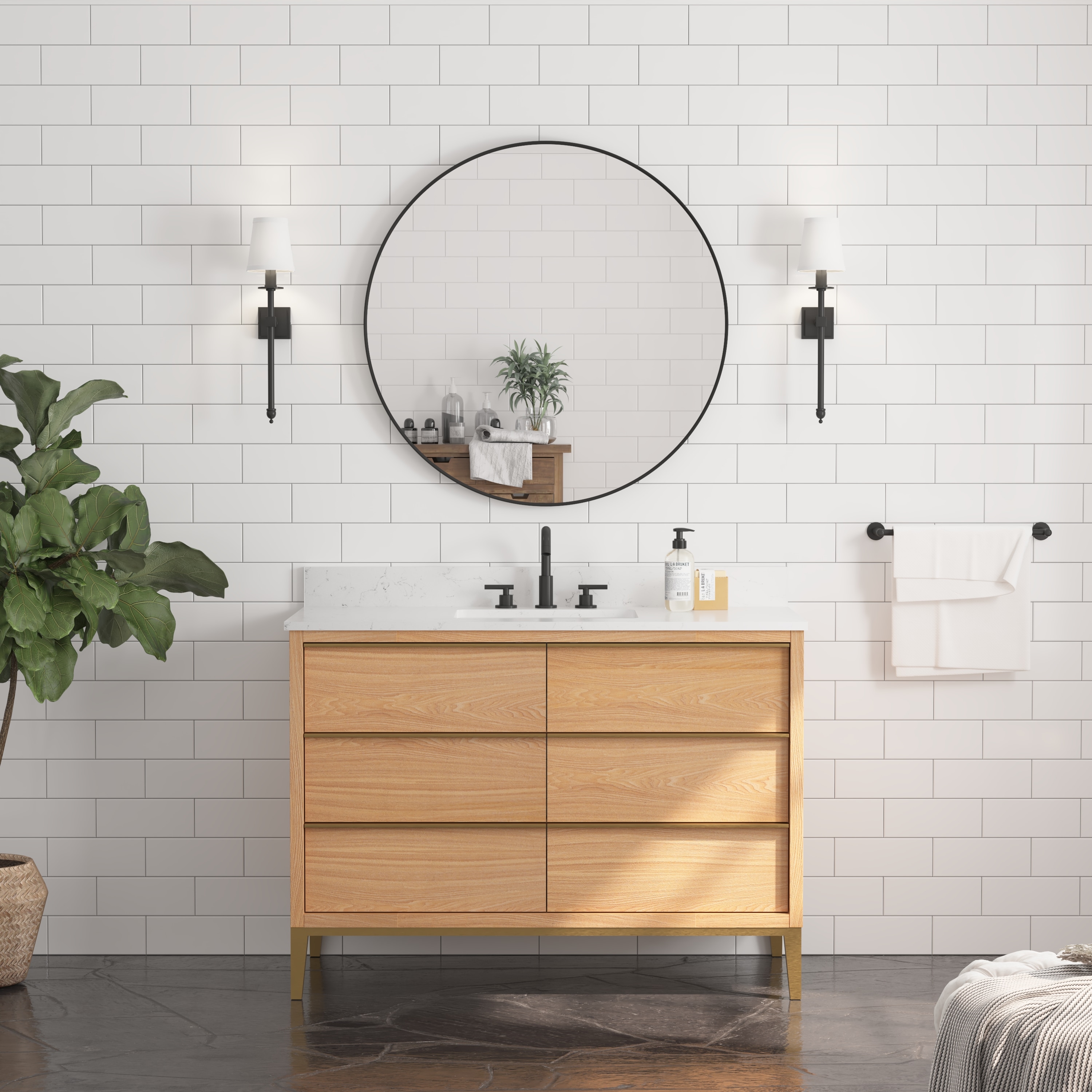CALVON RC9-3636MB Framed-Bath-Mirrors - View #2