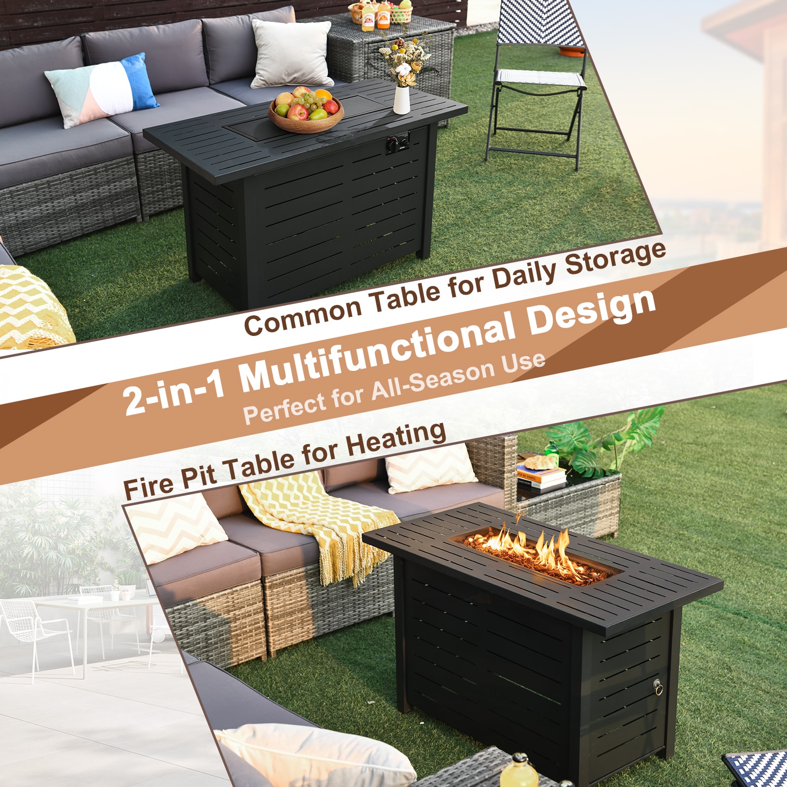 Volenca VOL-K7QH4U Outdoor-Gas-Firepits - View #7