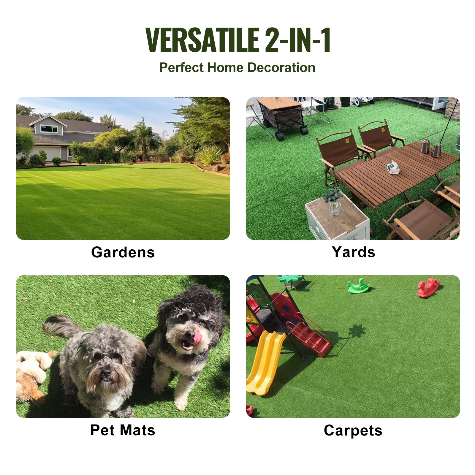 VEVOR SCRZCP1J3X5F00582V0 Precut-Artificial-Grass - View #6