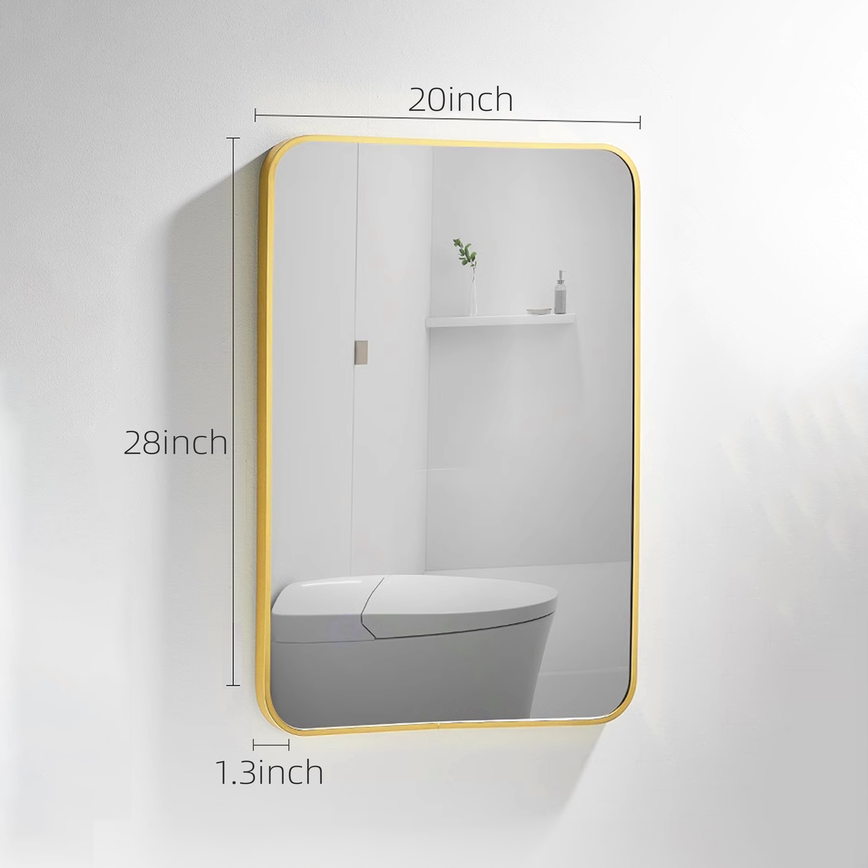 AAZJ ASY-MR2028GD Framed-Bath-Mirrors - View #6