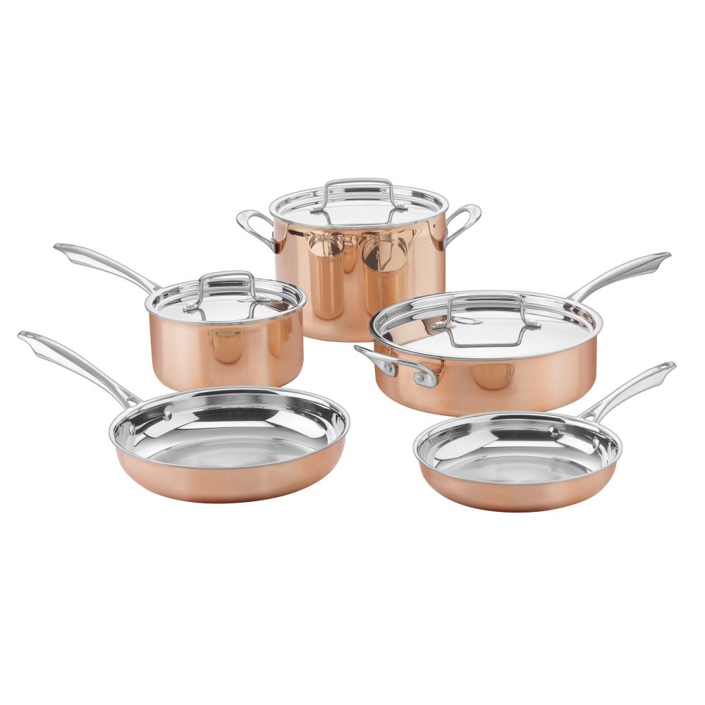 Epicurious 10PC Cookware 11.25-in Aluminum Cookware Set with Lid