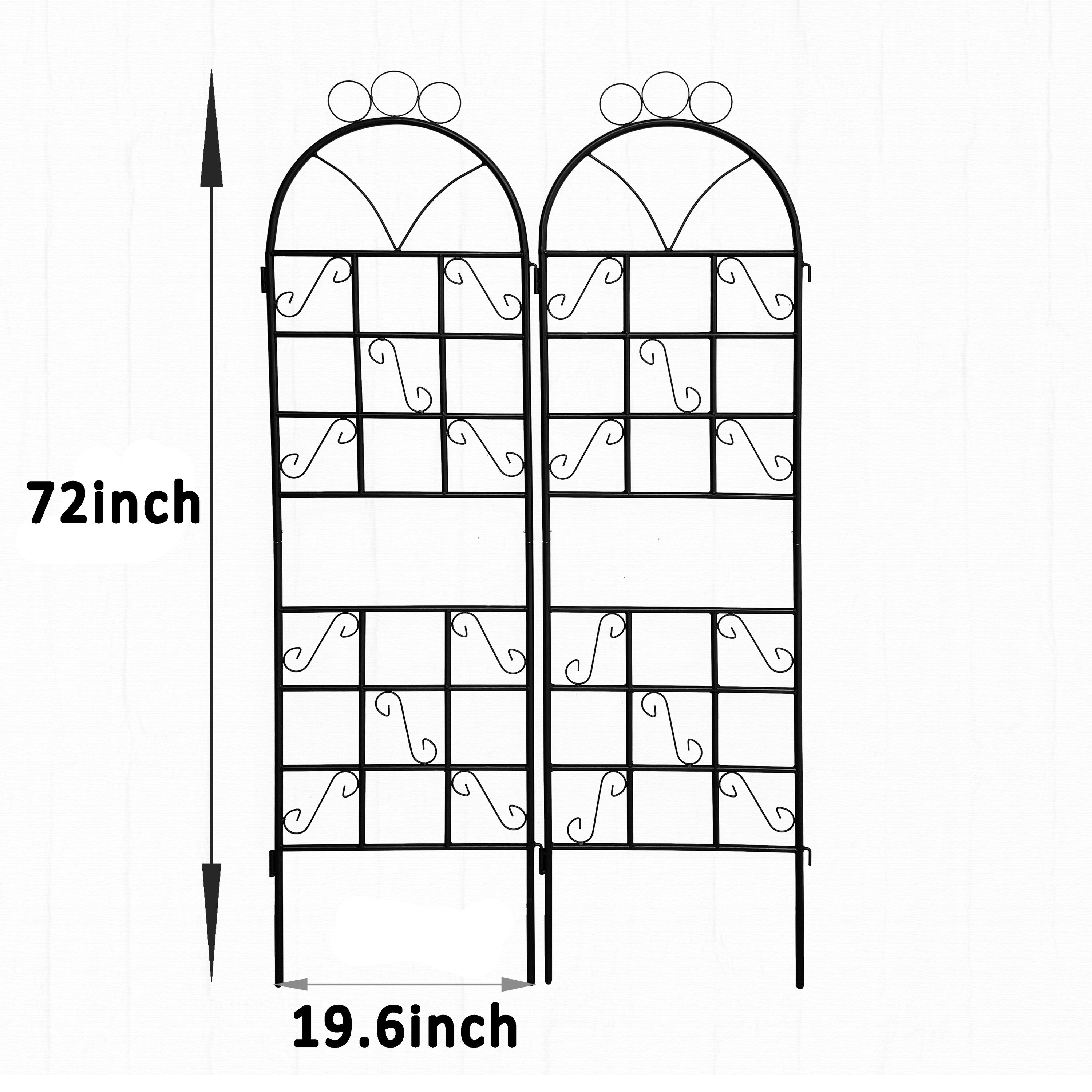 Kahomvis WS-QPT2-049 Garden-Trellis - View #3