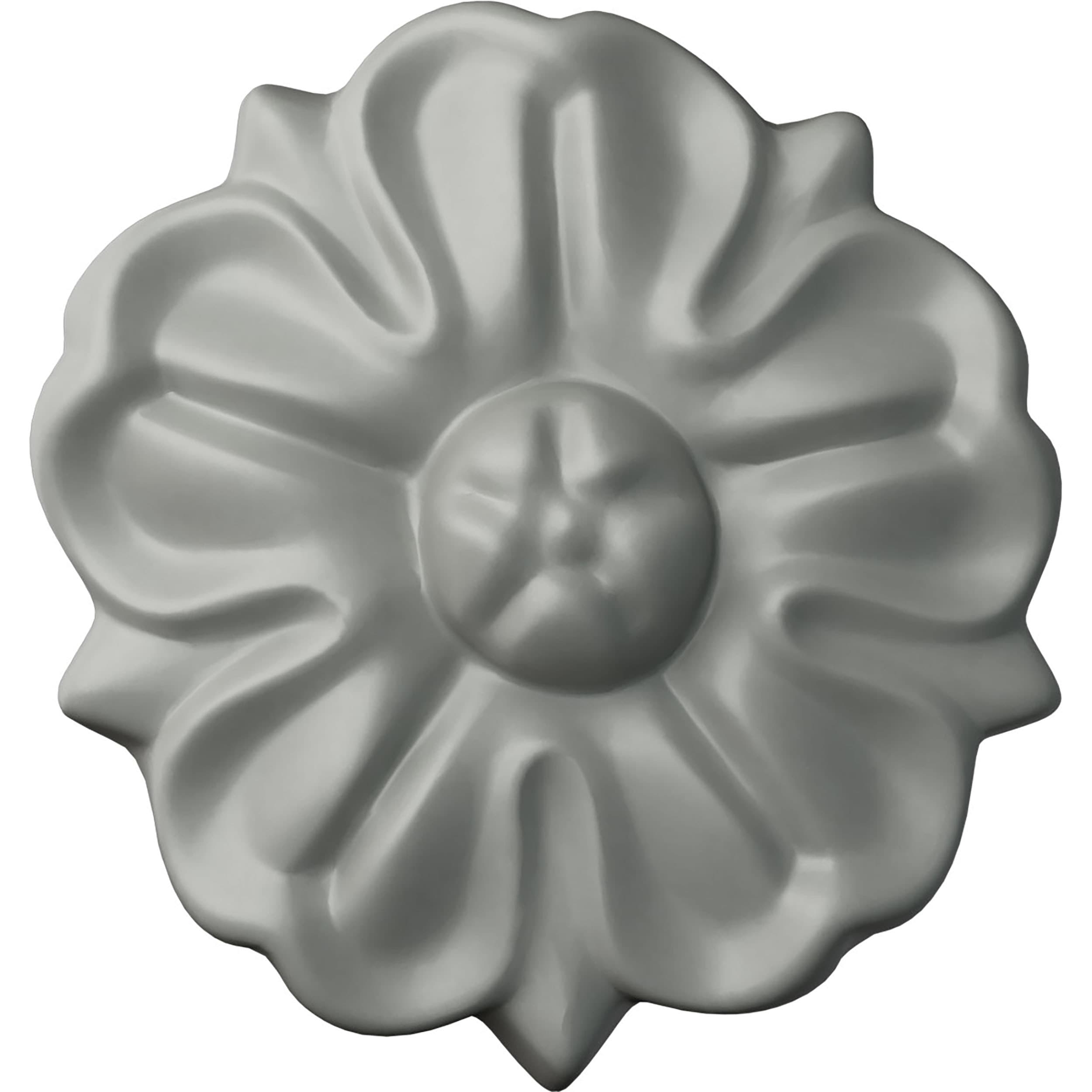 Ekena Millwork ROS02X02NA Nadia 2.5-Inches x 2.5-Inches Round Unfinished Polyurethane Rosette