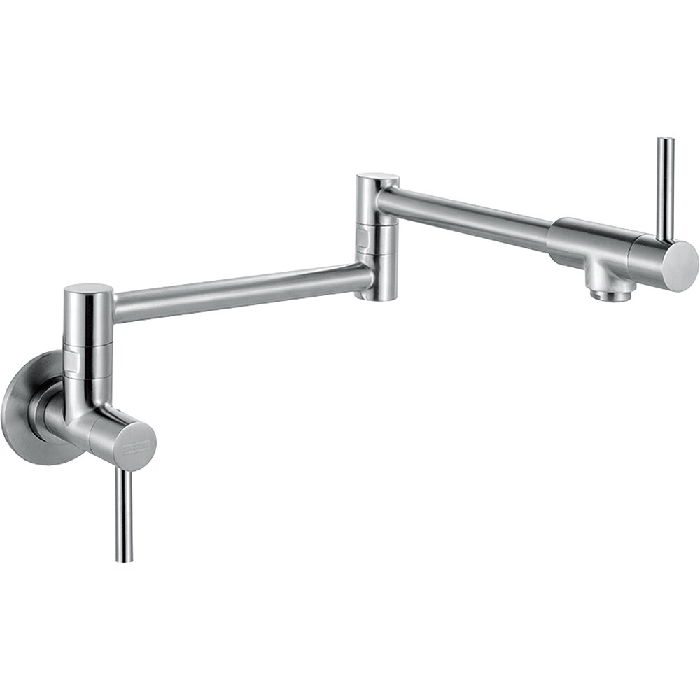 Franke Logik Stainless Steel 2-handle Wall-mount Pot Filler Kitchen ...