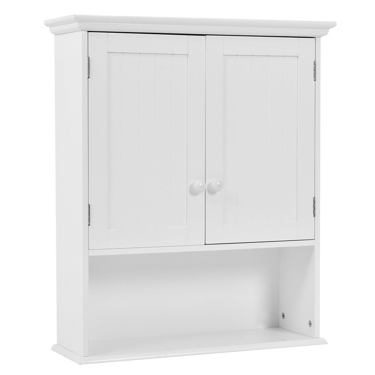 Buy Wholesale QI003551.W Modern Long Bathroom Wall Mounted Cabinet, White