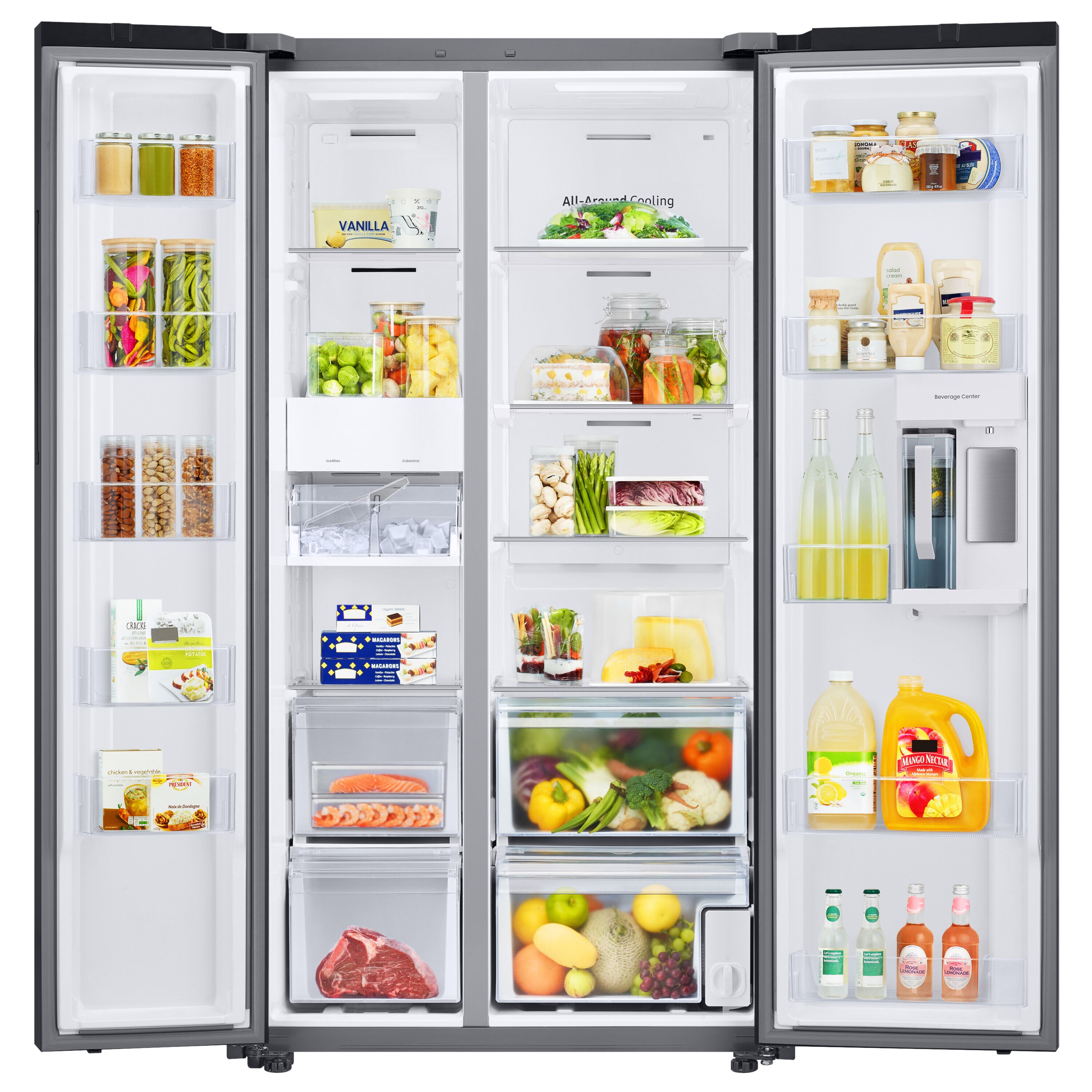 U-Line UCLRCO2175B40 24 Inch Combo Clear Ice Maker/Refrigerator with 2.5  cu. ft. Refrigerator Capacity, 40 lbs. Daily Ice Production, 15 lbs. Ice  Storage and Drain Required: Black with Pump
