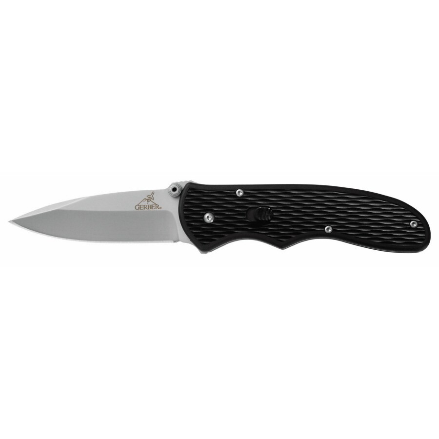 Gerber 3.01-in High Carbon Stainless Steel Clip Point Serrated