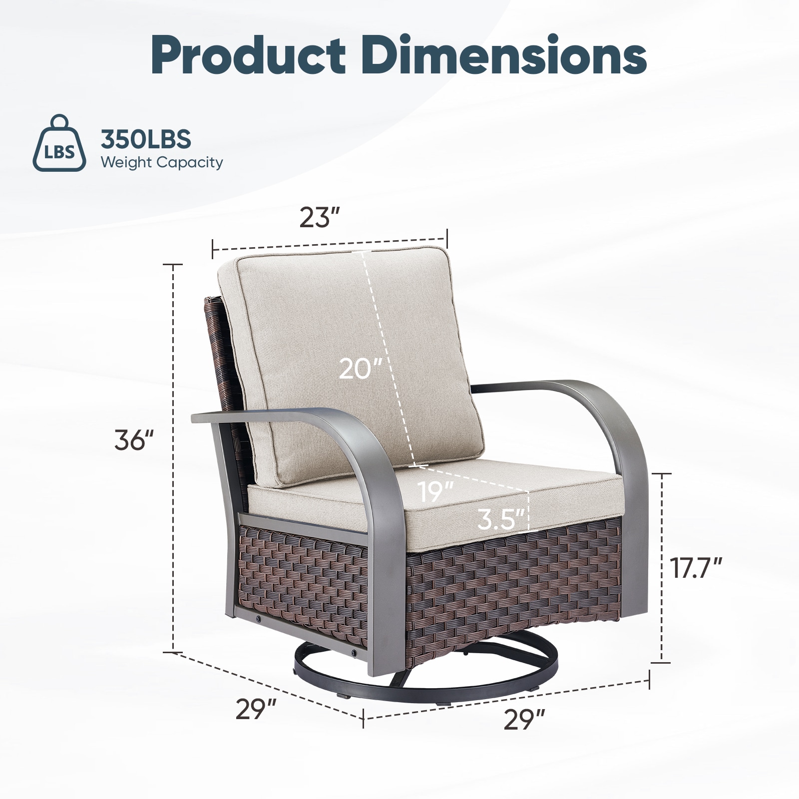 Rilyson FSTZB20X2-2 Patio-Chairs - View #7