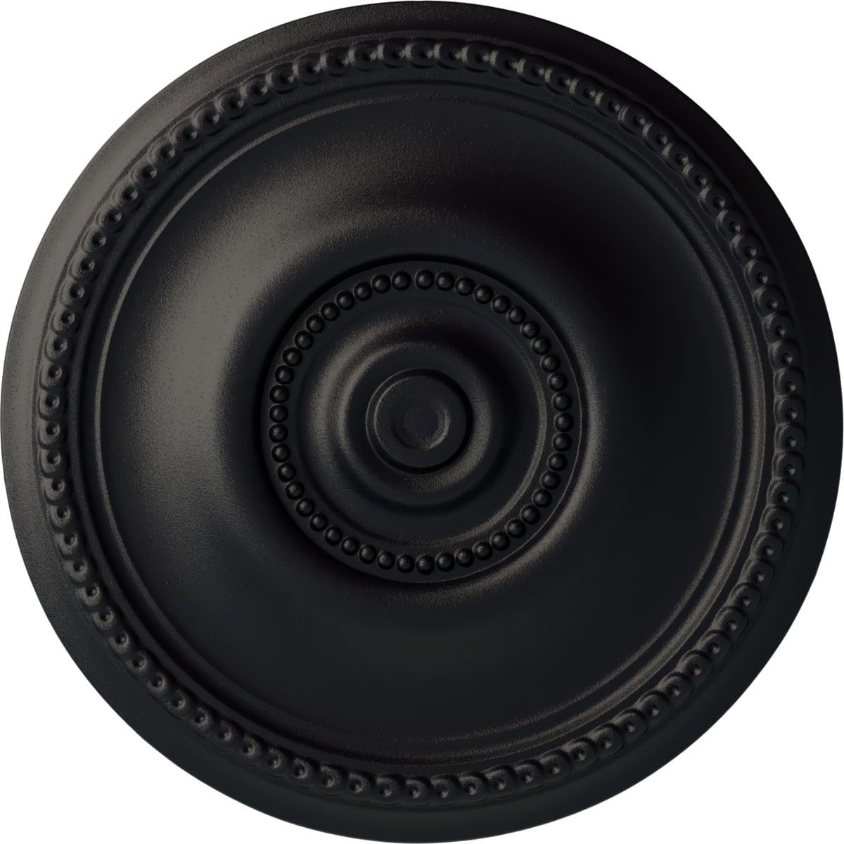 Ekena Millwork CM20BESGS Raynor 20.625-in W x 20.625-in L Painted Steel Gray Polyurethane Whole Ceiling Medallion