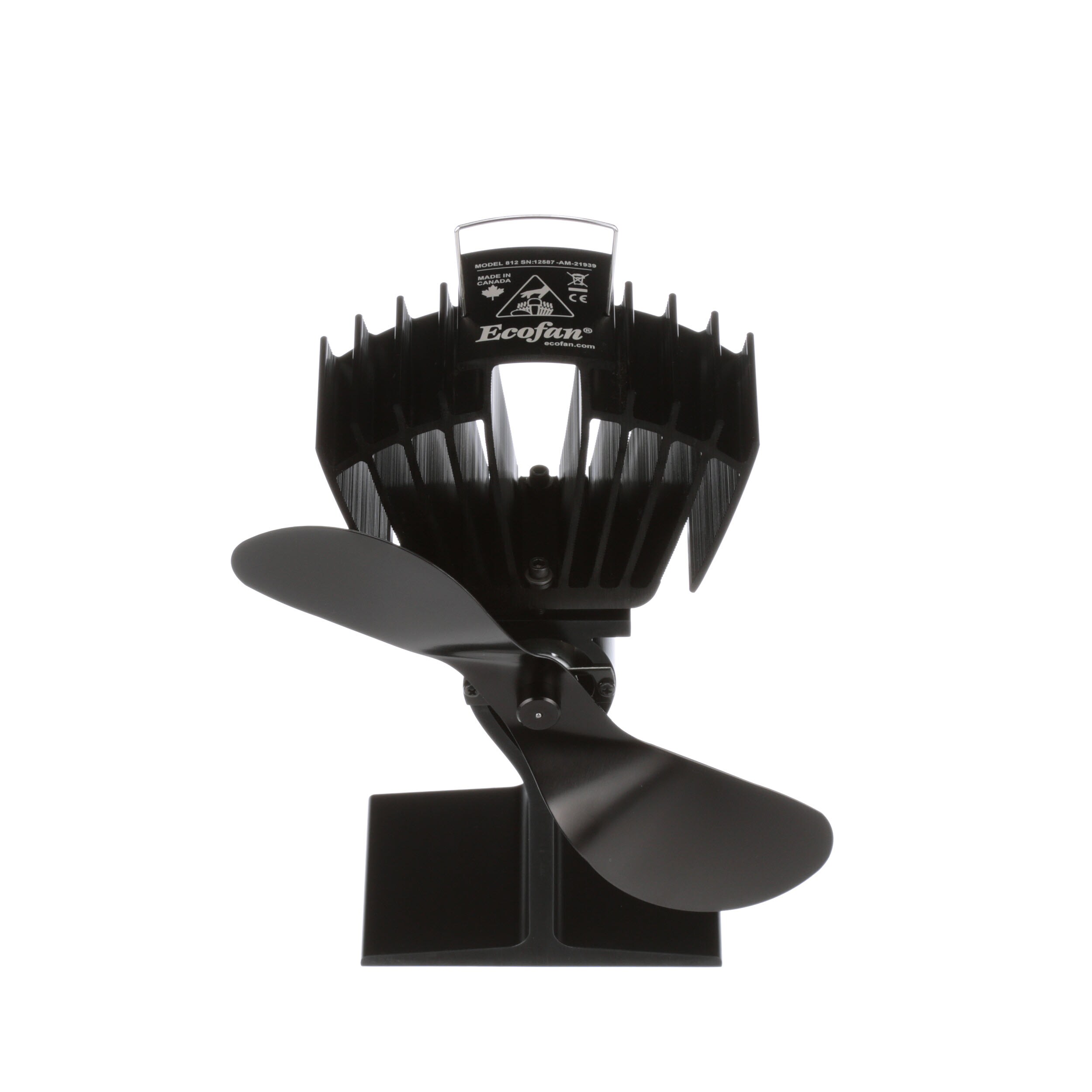 Ecofan AirMax Black Wood Stove Fan at Lowes.com