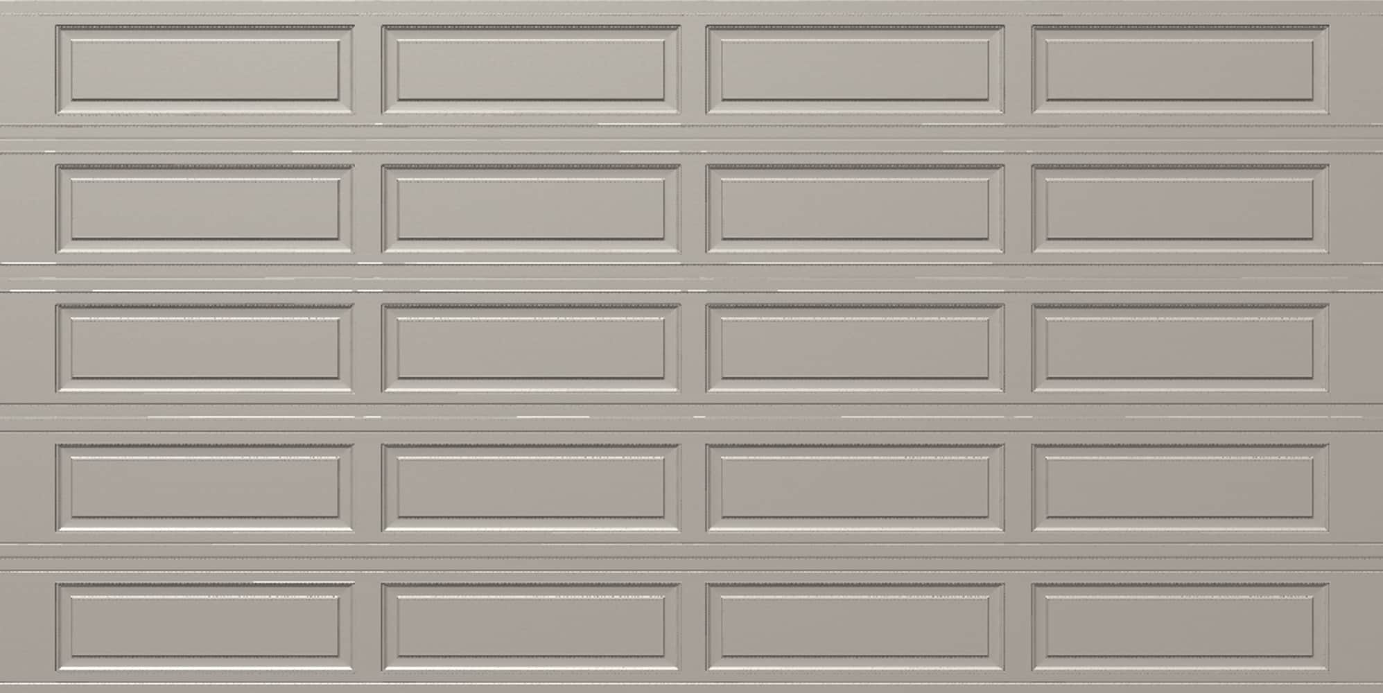 Wayne Dalton WD9605RT168 Classic Steel Model 9605 16-ft x 8-ft Insulated Taupe Double Garage Door
