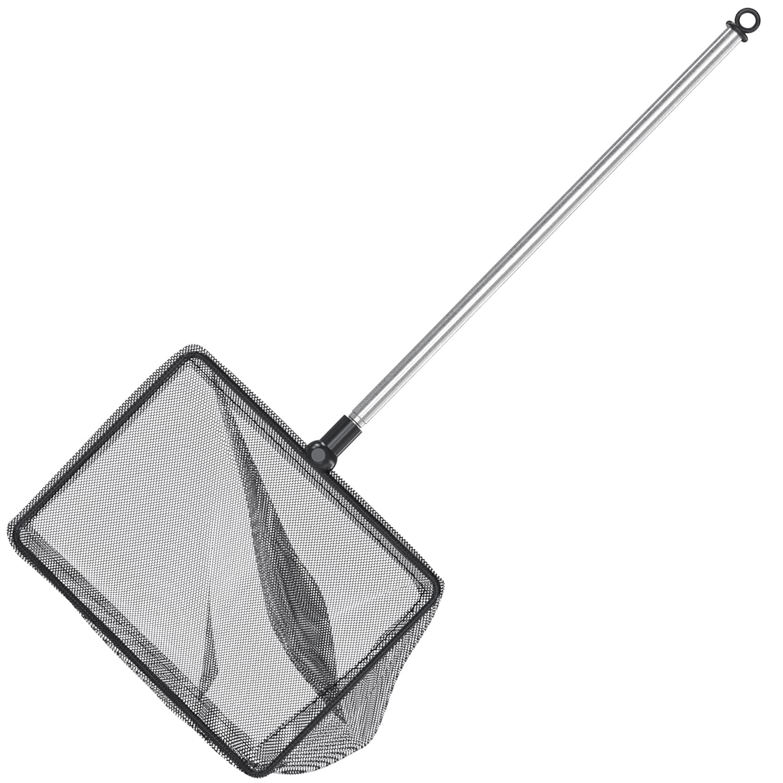 Aoibox  Aquarium Fish Net with Extendable 9 to 24 Inch Handle and Fine Nylon Mesh for Betta Goldfish and Skimming Debris in Small Tanks or Ponds