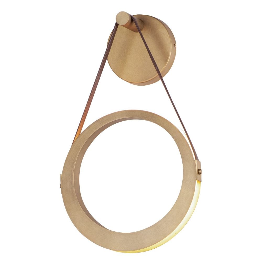 ET2 Tether 1-Light Contemporary / Modern Natural Aged Brass Led Wall Sconce
