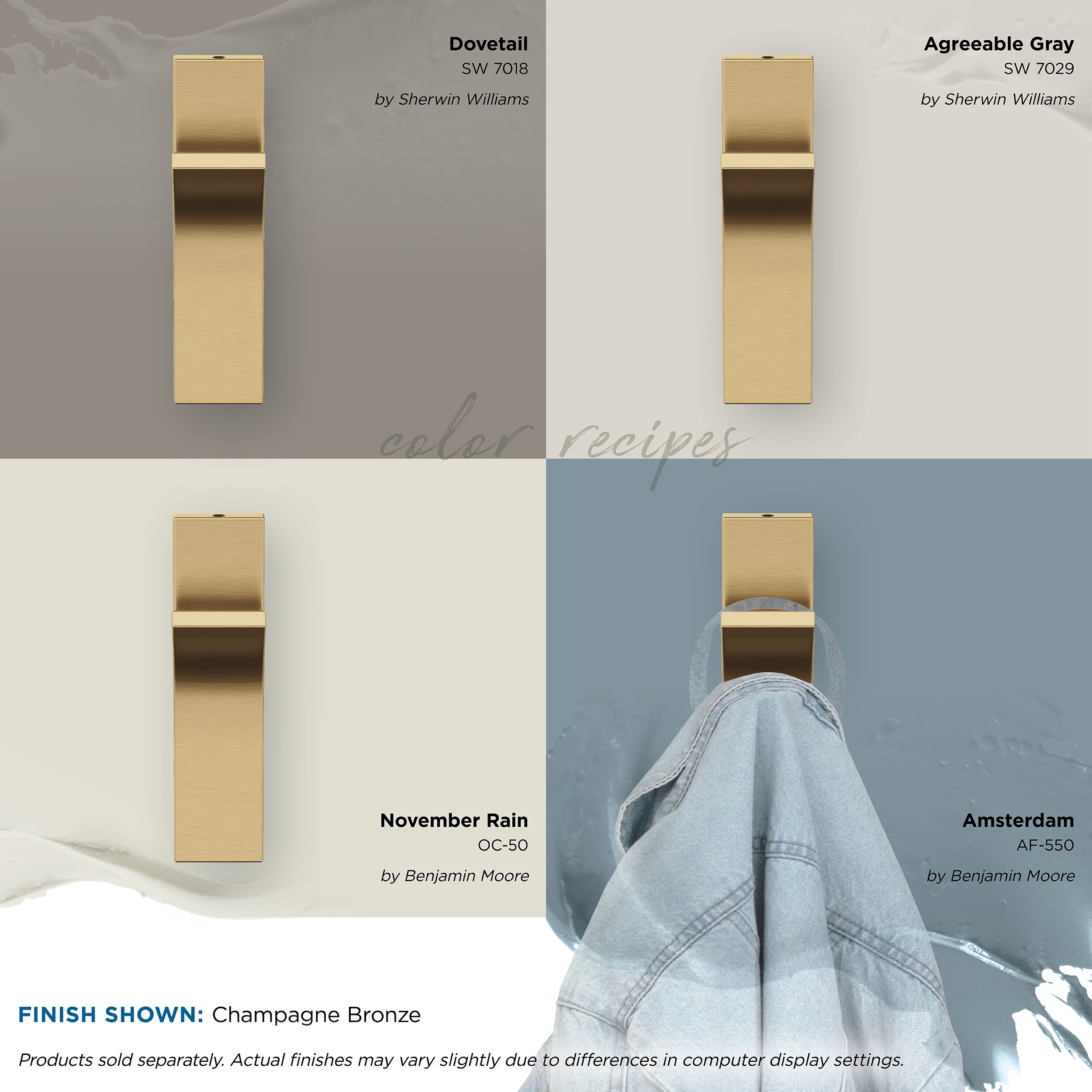 Amerock HBX37014CZ Decorative-Wall-Hooks - View #7