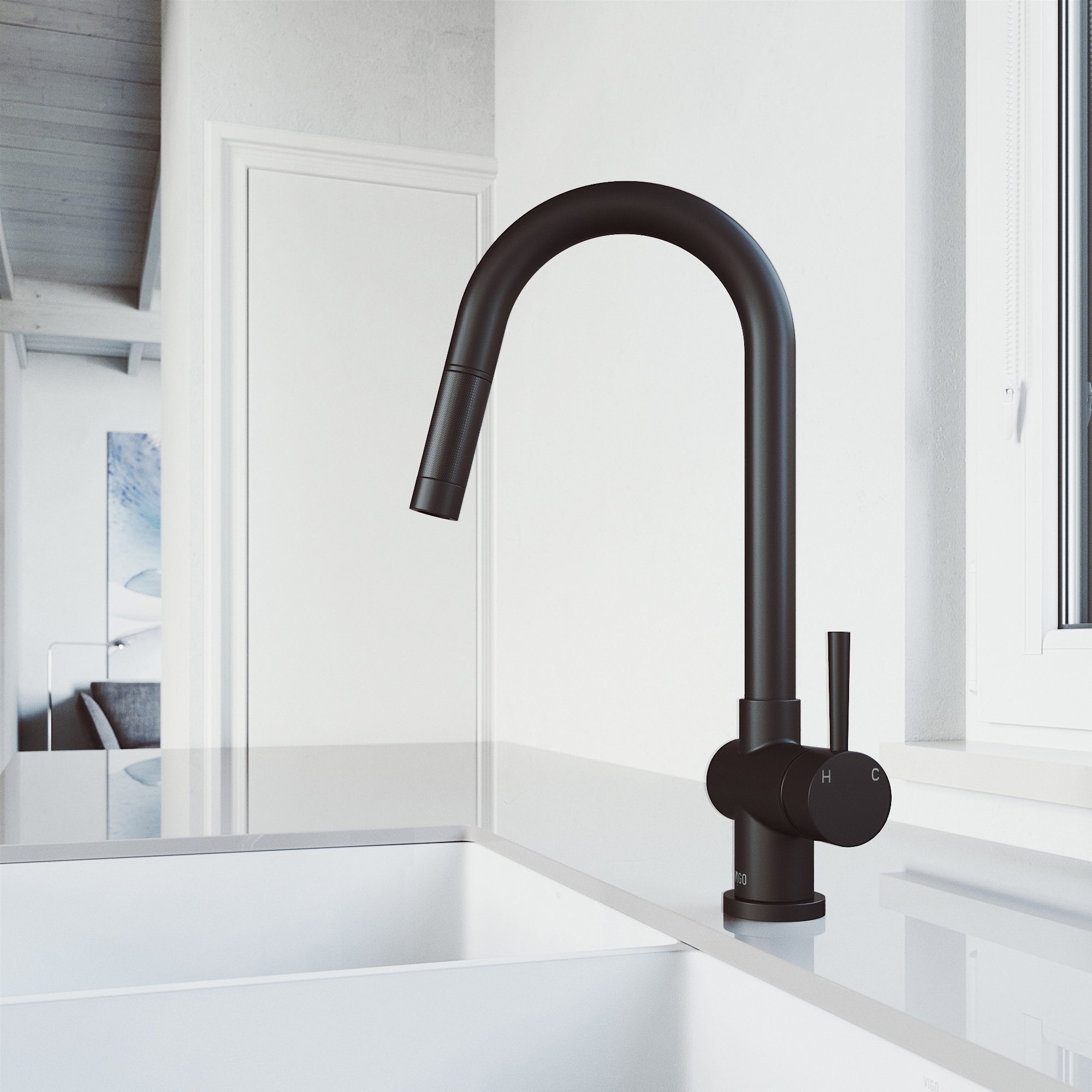 VIGO VG02008MB Kitchen-Faucets - View #2