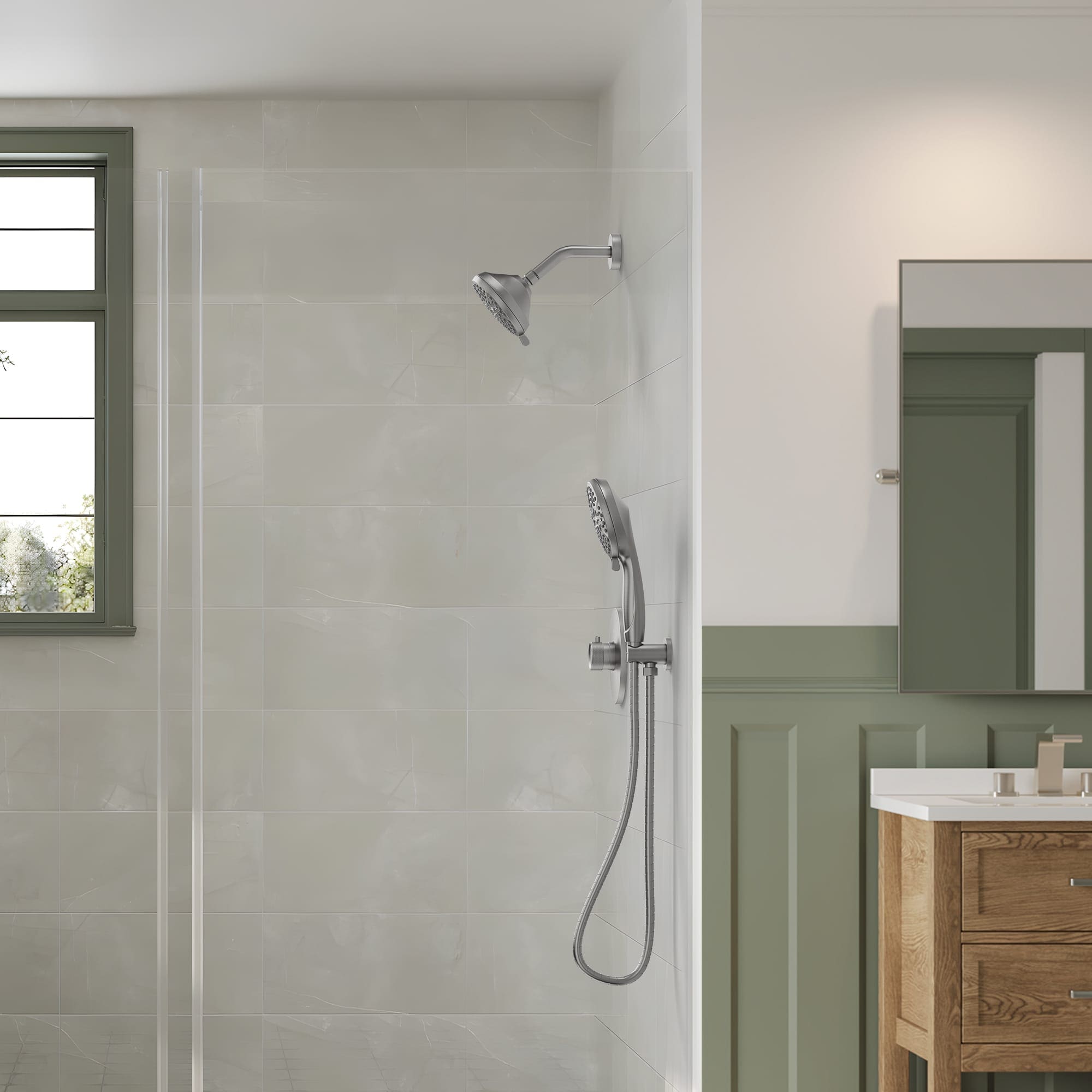 EVERSTEIN SFS-1103-NK Showerhead-Bar-Panels - View #3