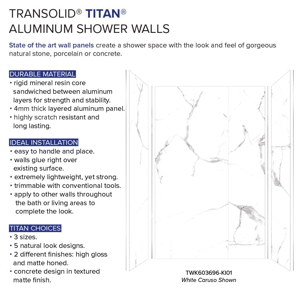 Transolid TWK603696-KI01H Shower-Wall-Surrounds - View #5
