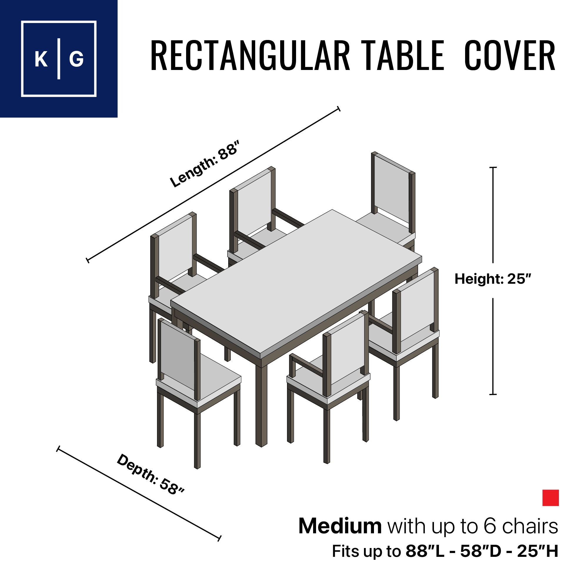 KHOMO GEAR GER-1052 Patio-Furniture-Covers - View #3
