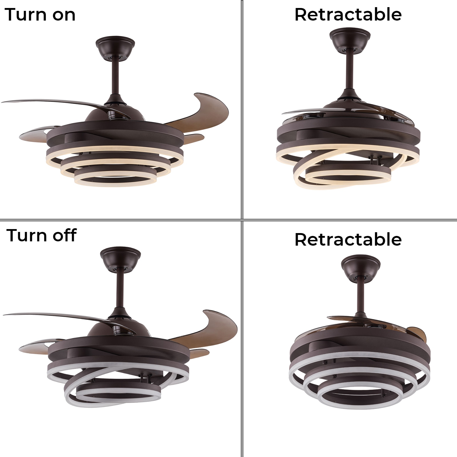 Oukaning JZUCODS599HCX Ceiling-Fans - View #7