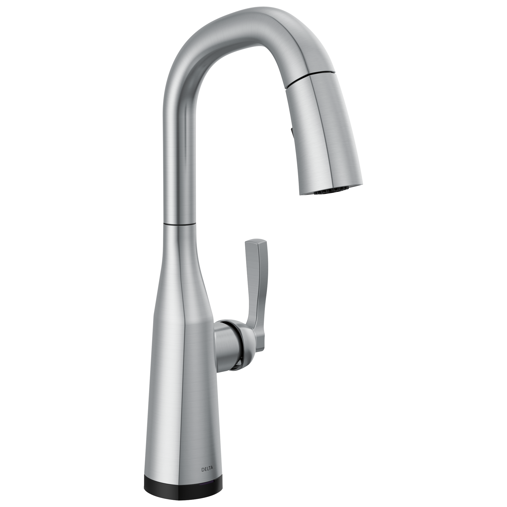Delta 9976T-AR-PR-DST Stryke Touch2O Lumicoat Arctic Stainless Single Handle Deck-mount Touch-on Bar and Prep Kitchen Faucet with Sprayer
