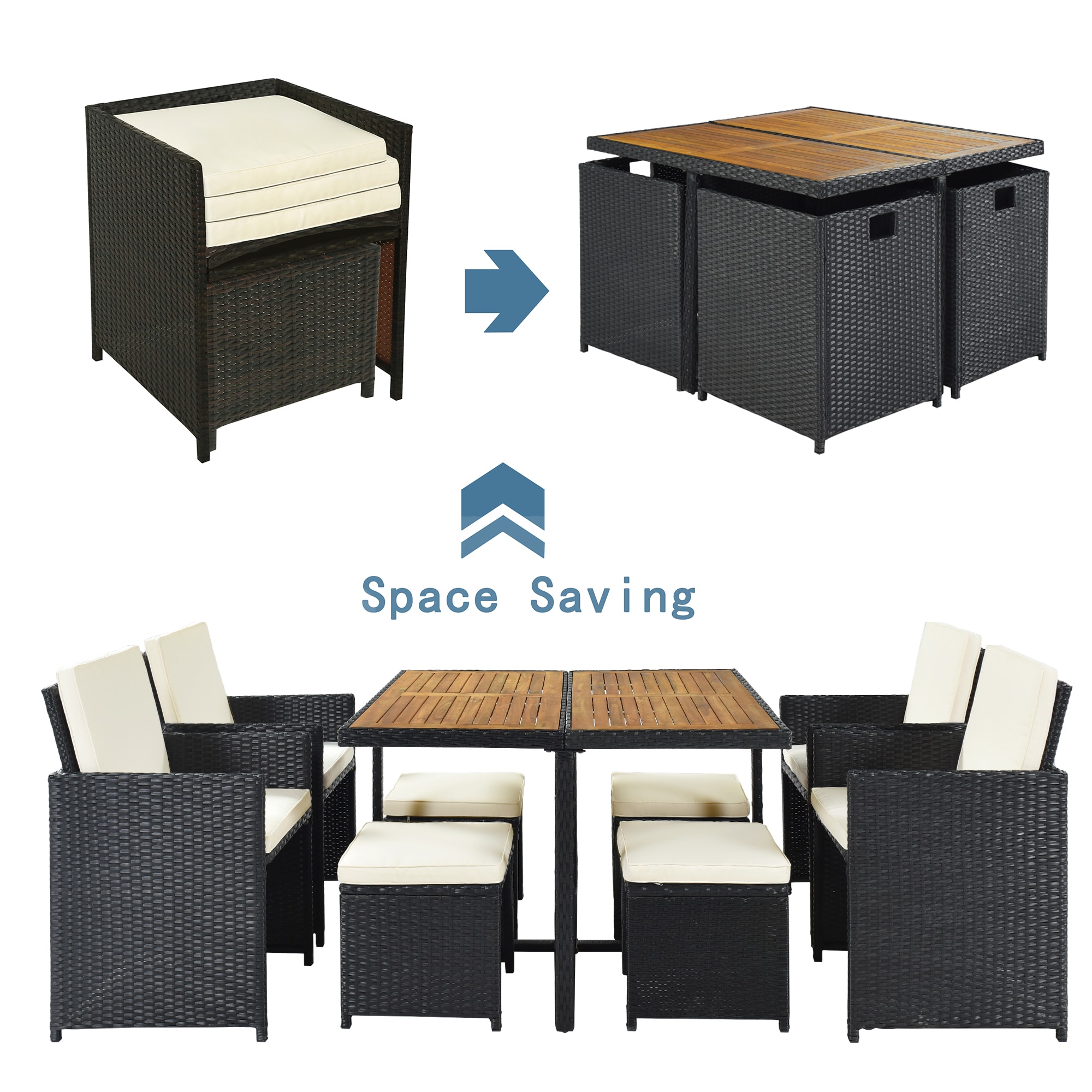 JIMSMAISON BOTMPD02B-BEG Patio-Dining-Sets - View #4