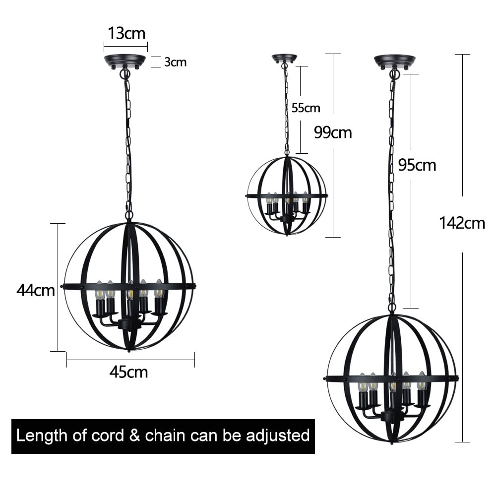Depuley WSCL34-5-B Pendant-Lights - View #12