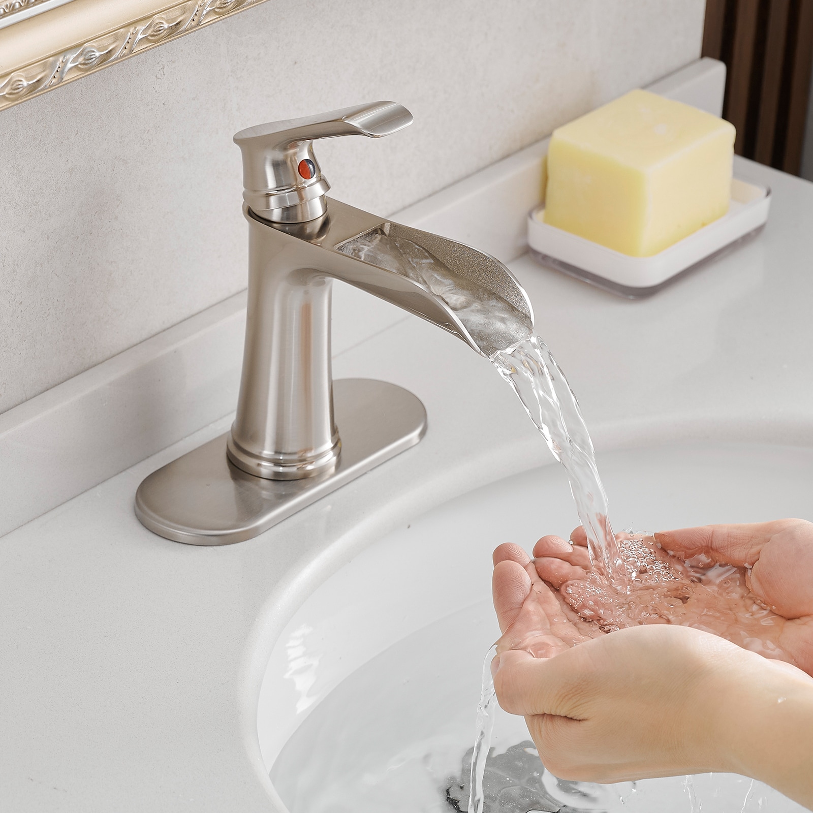 WELLFOR GQJ-1363-BN Lavatory-Faucets - View #2