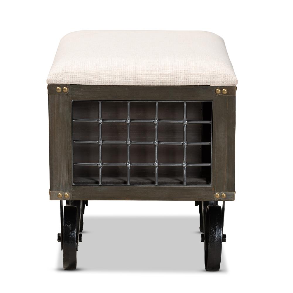 Baxton Studio 162-10515-LW Indoor-Ottomans - View #3