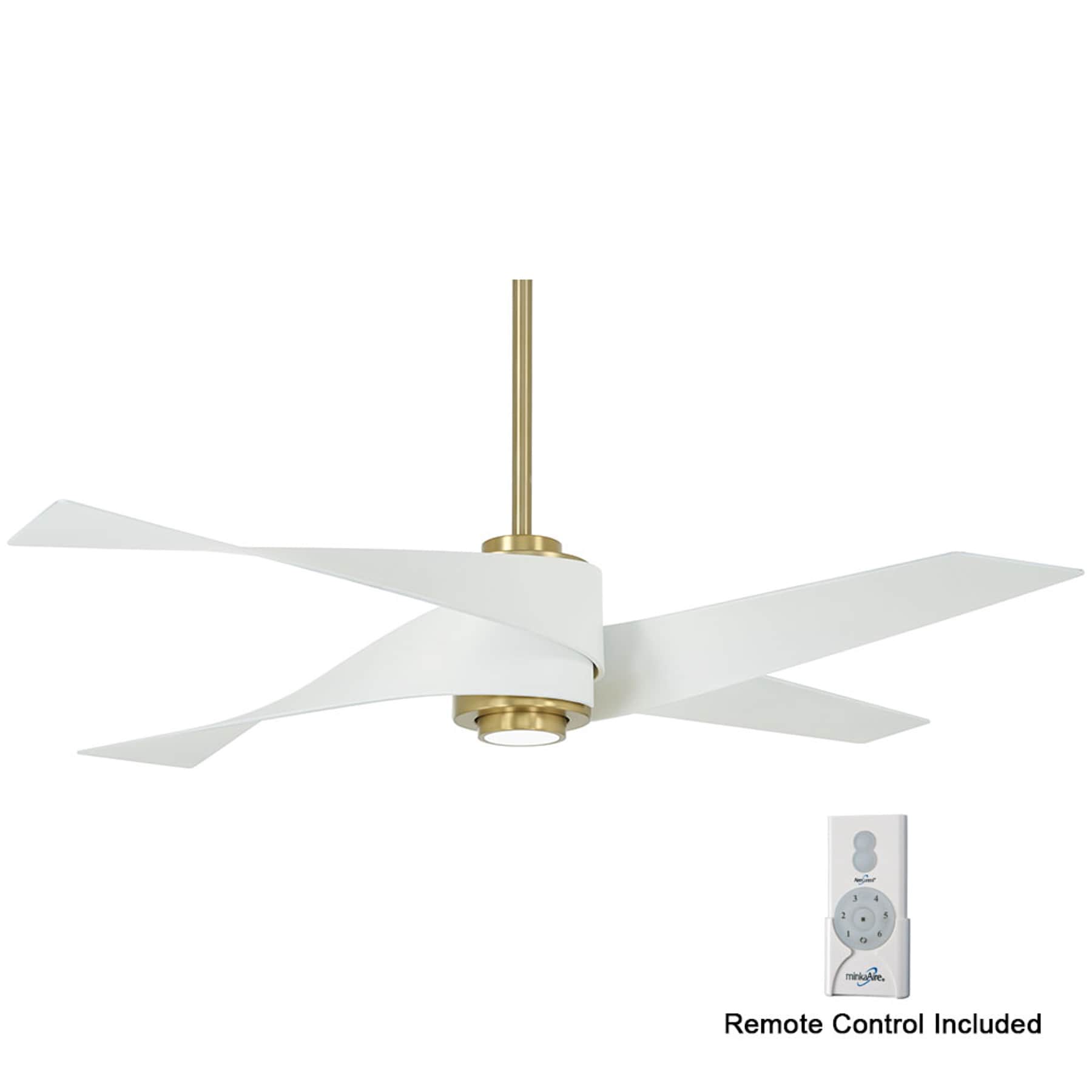 Minka Aire F903L-SBR/WHF Ceiling-Fans - View #2