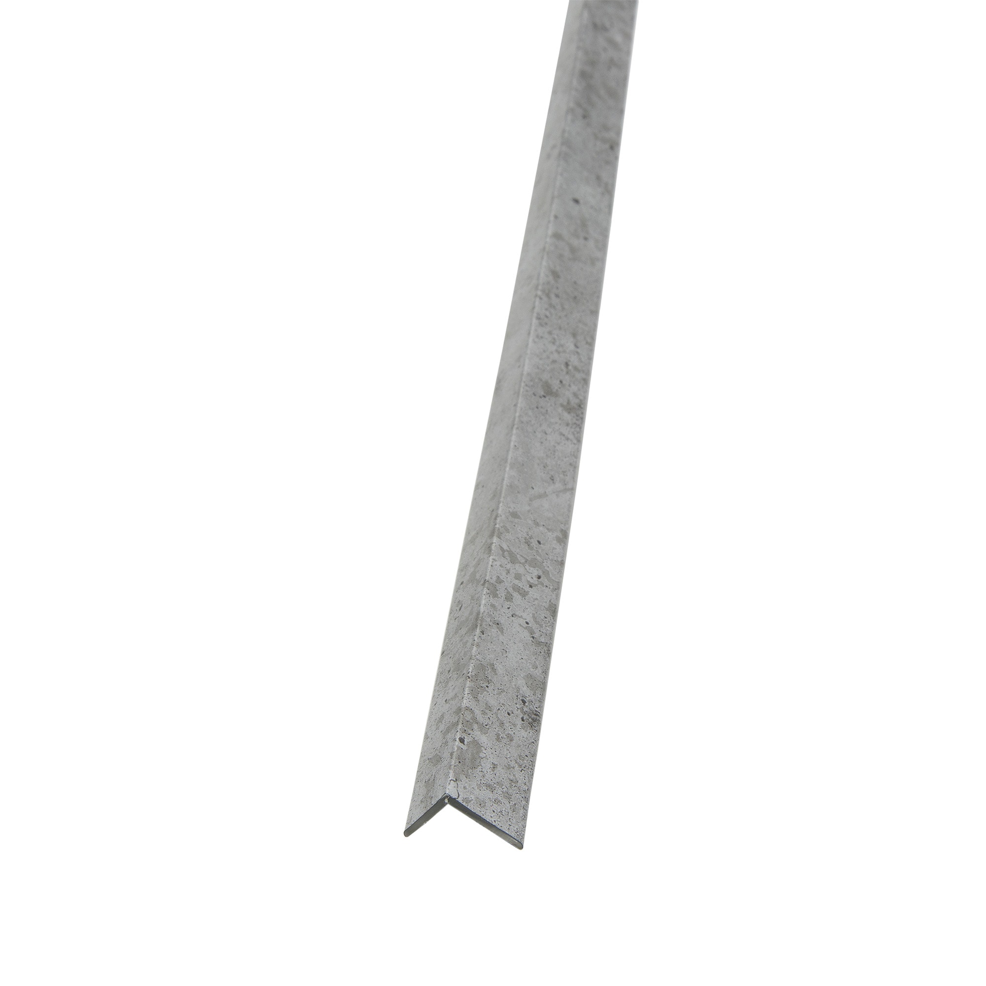 PALISADE XP9102 Sample 0.9375-in W x 6-in L Frost Nickel PVC L-angle Tile Edge Trim