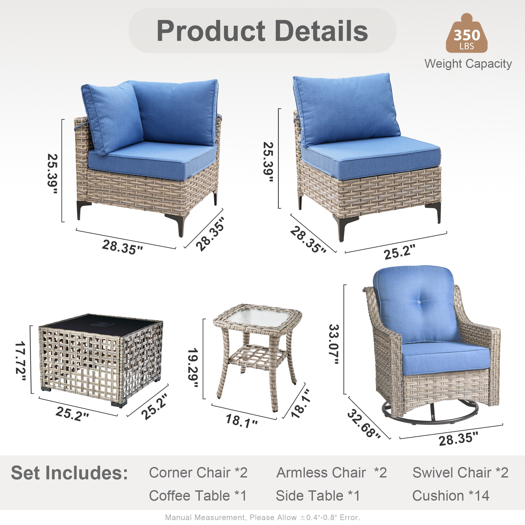 Caodoc L5-YZSKT508-1 Patio-Sofas-Daybeds - View #9