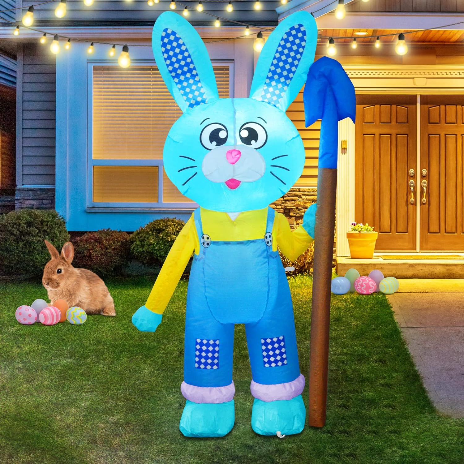GOOSH QT-91023 48-in H Lighted Easter Inflatable